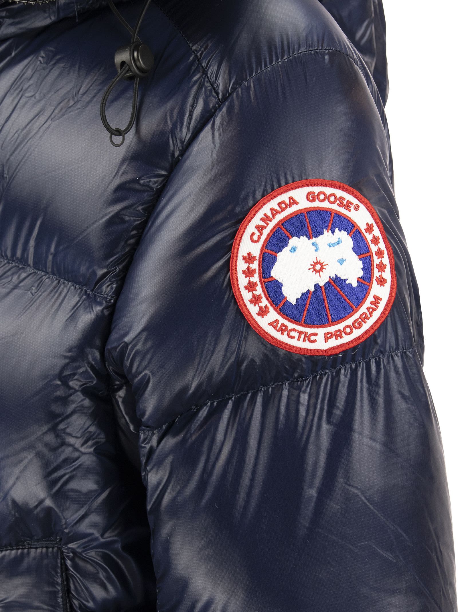 Shop Canada Goose Crofton Puffer- Padded Down Jacket In Navy