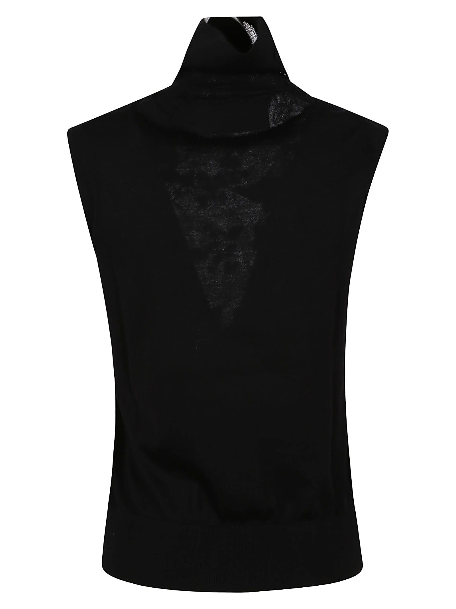 Shop Ermanno Scervino Top In Black