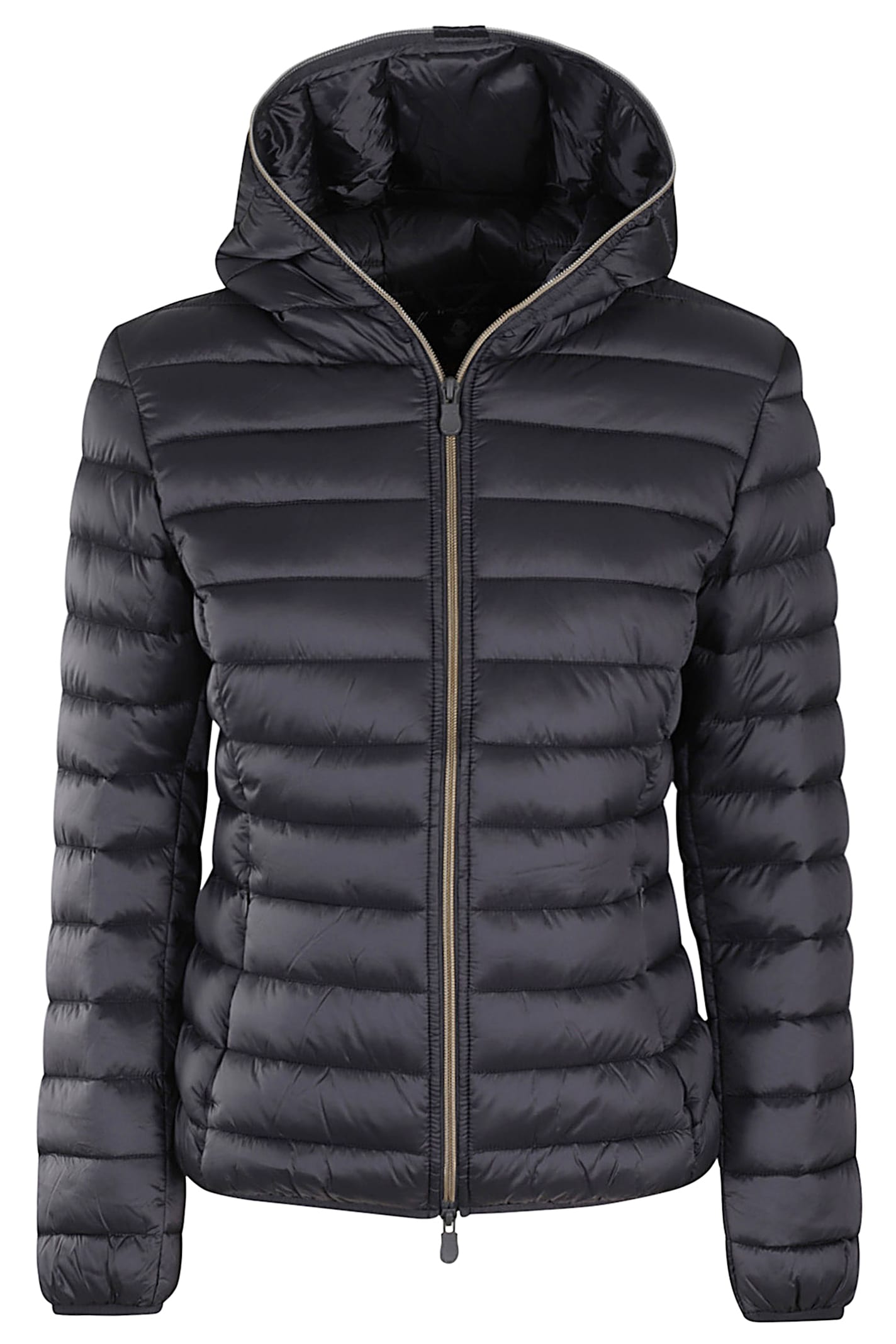 Save The Duck Alexis Hooded Quilted Jacket In Gray