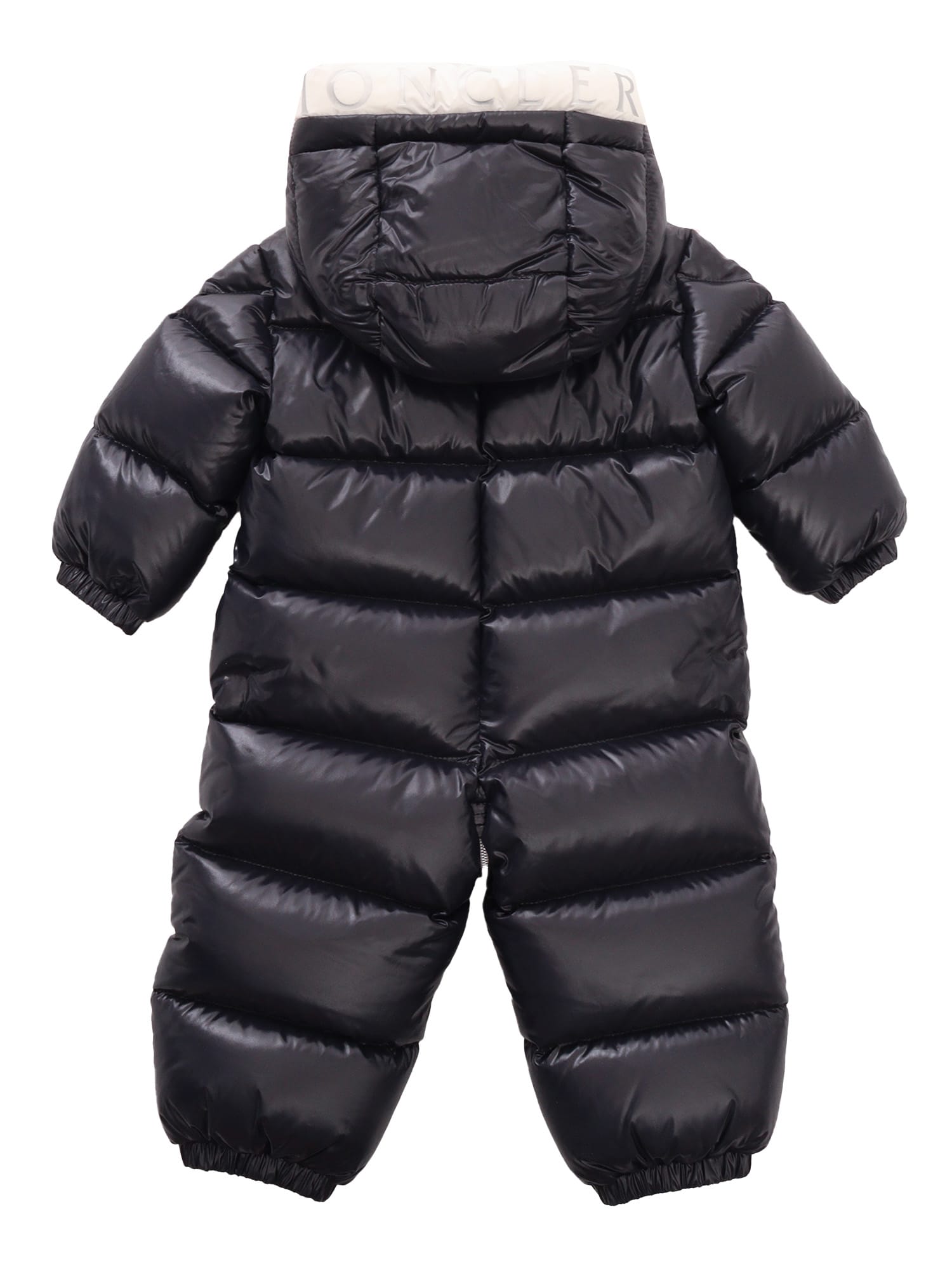 Shop Moncler Samian Padded Snow Suit In Blue