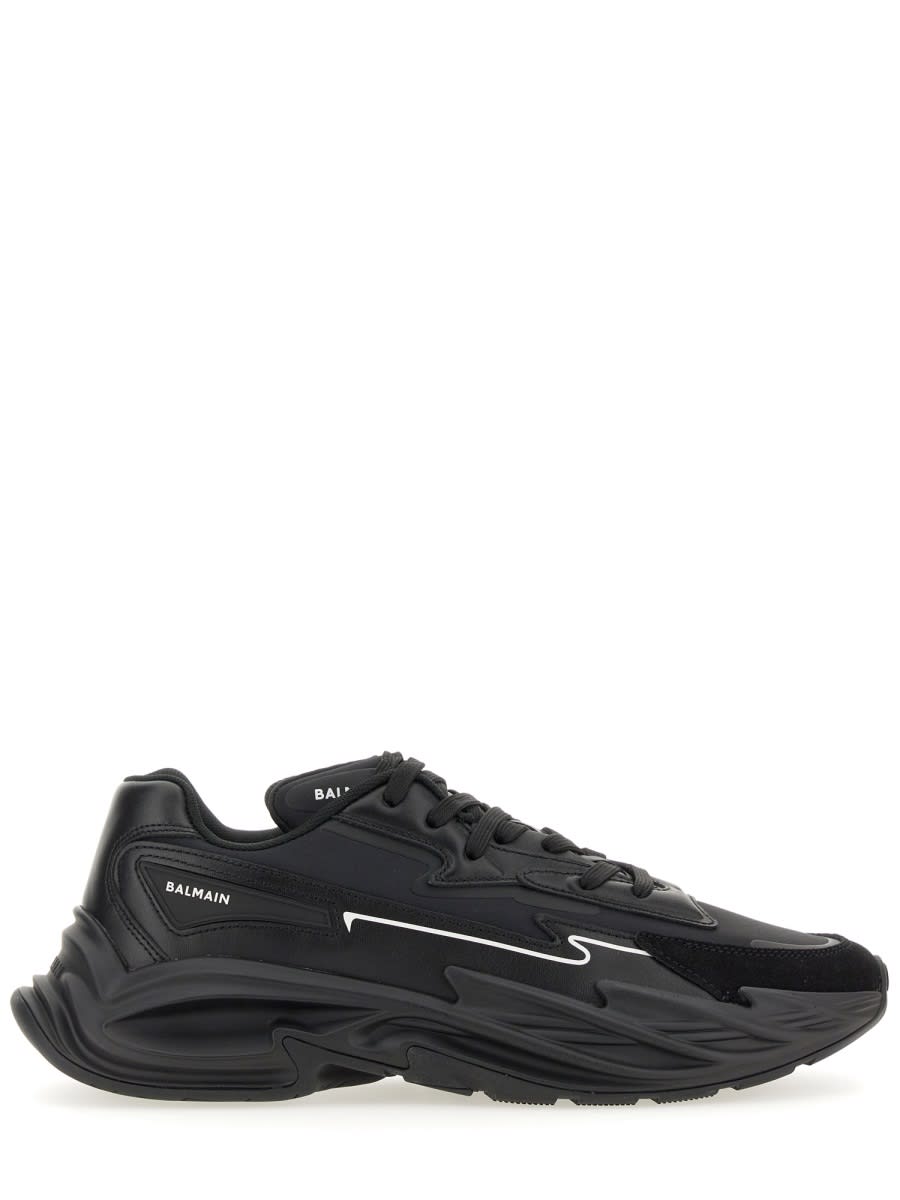 Shop Balmain Sneaker B-dr4g0n In Black