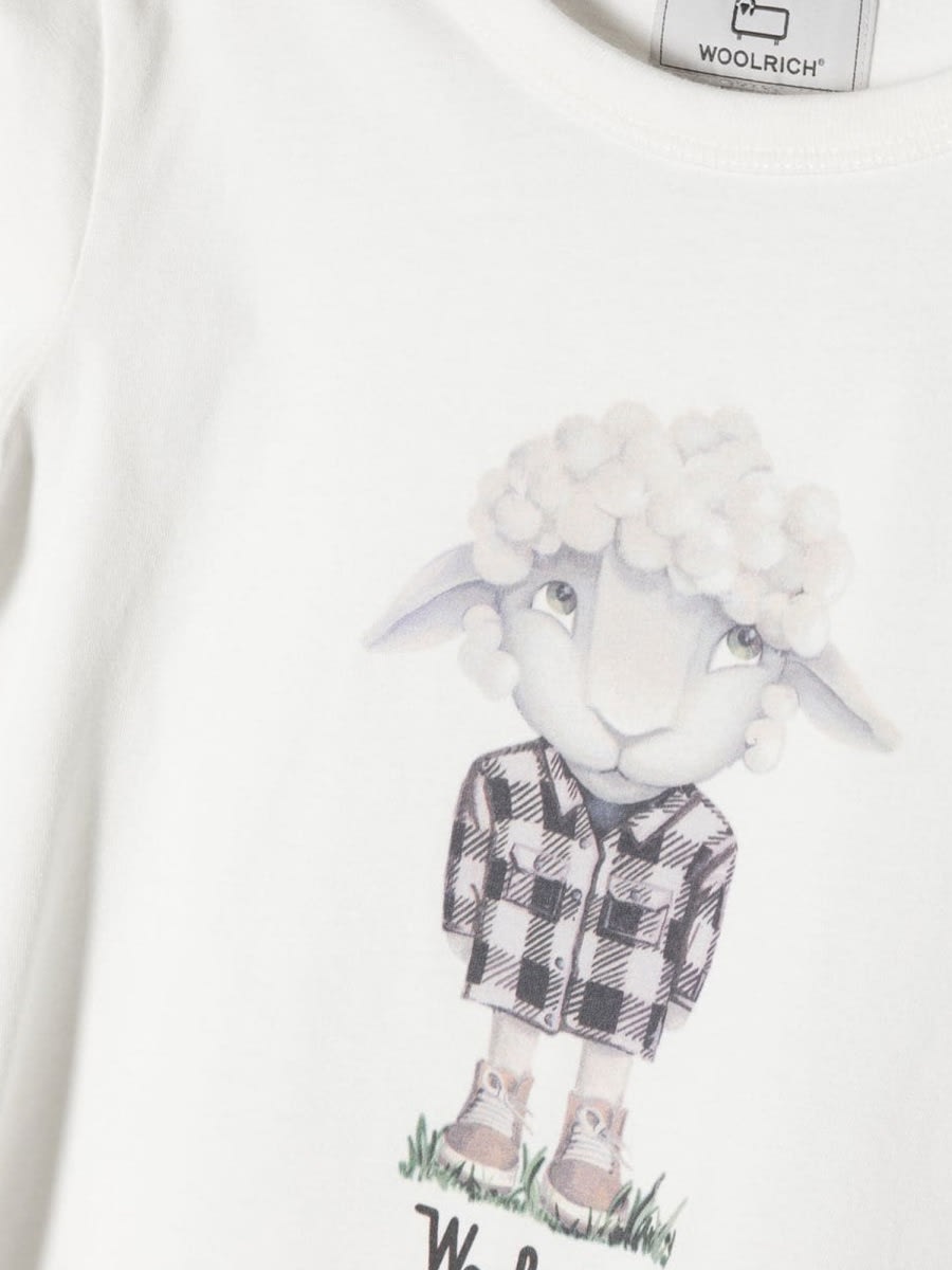 Woolrich Cartoon-print T-shirt In White