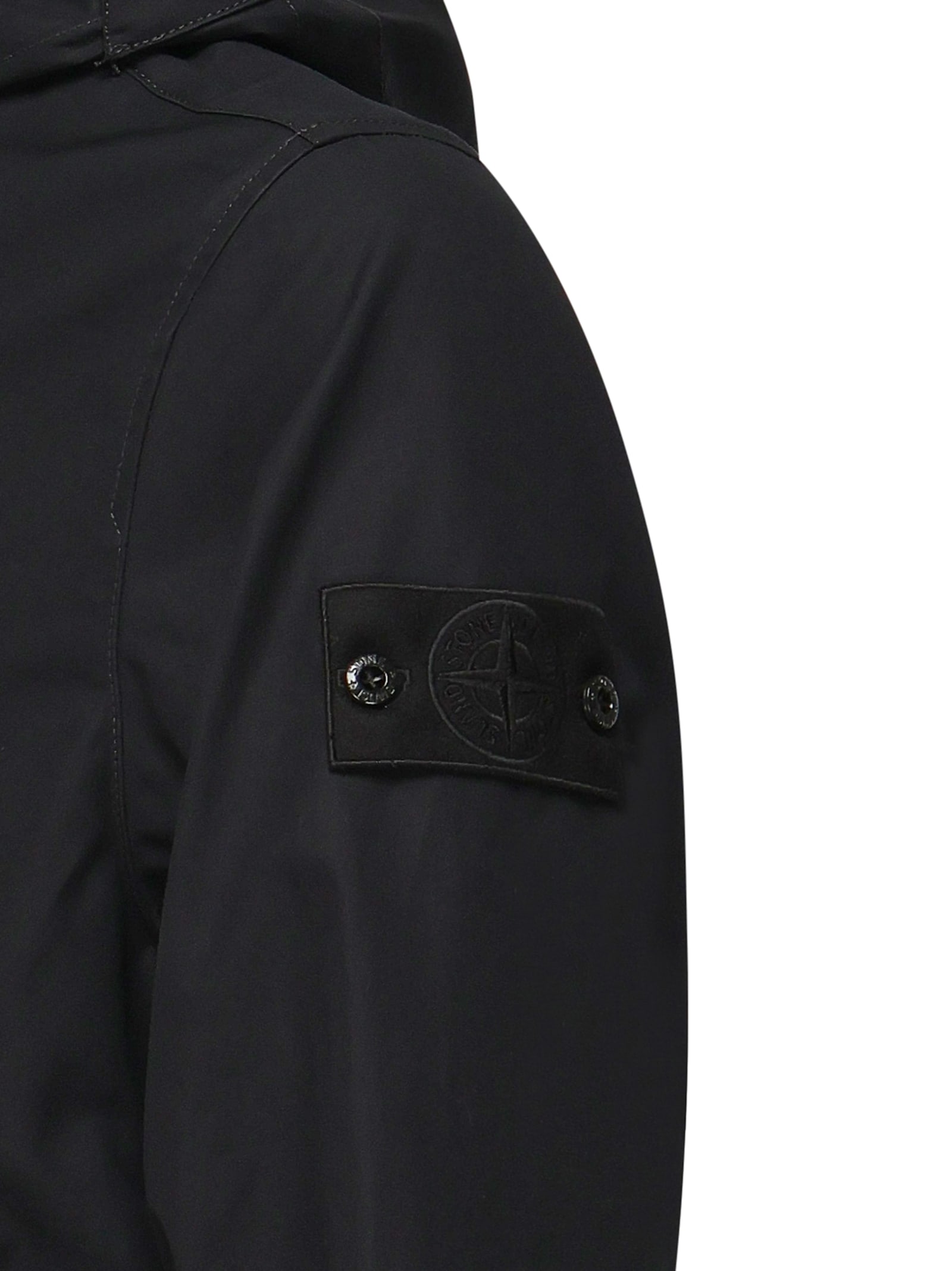 Stone Island Hooded Waterproof Cotton Jacket