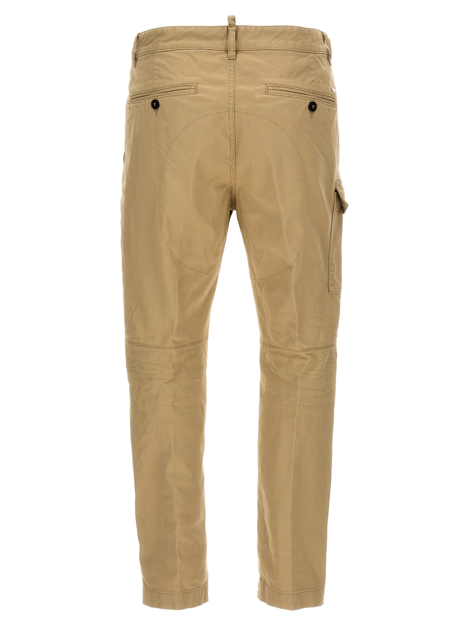 Shop Dsquared2 Sexy Cargo Pants In Beige