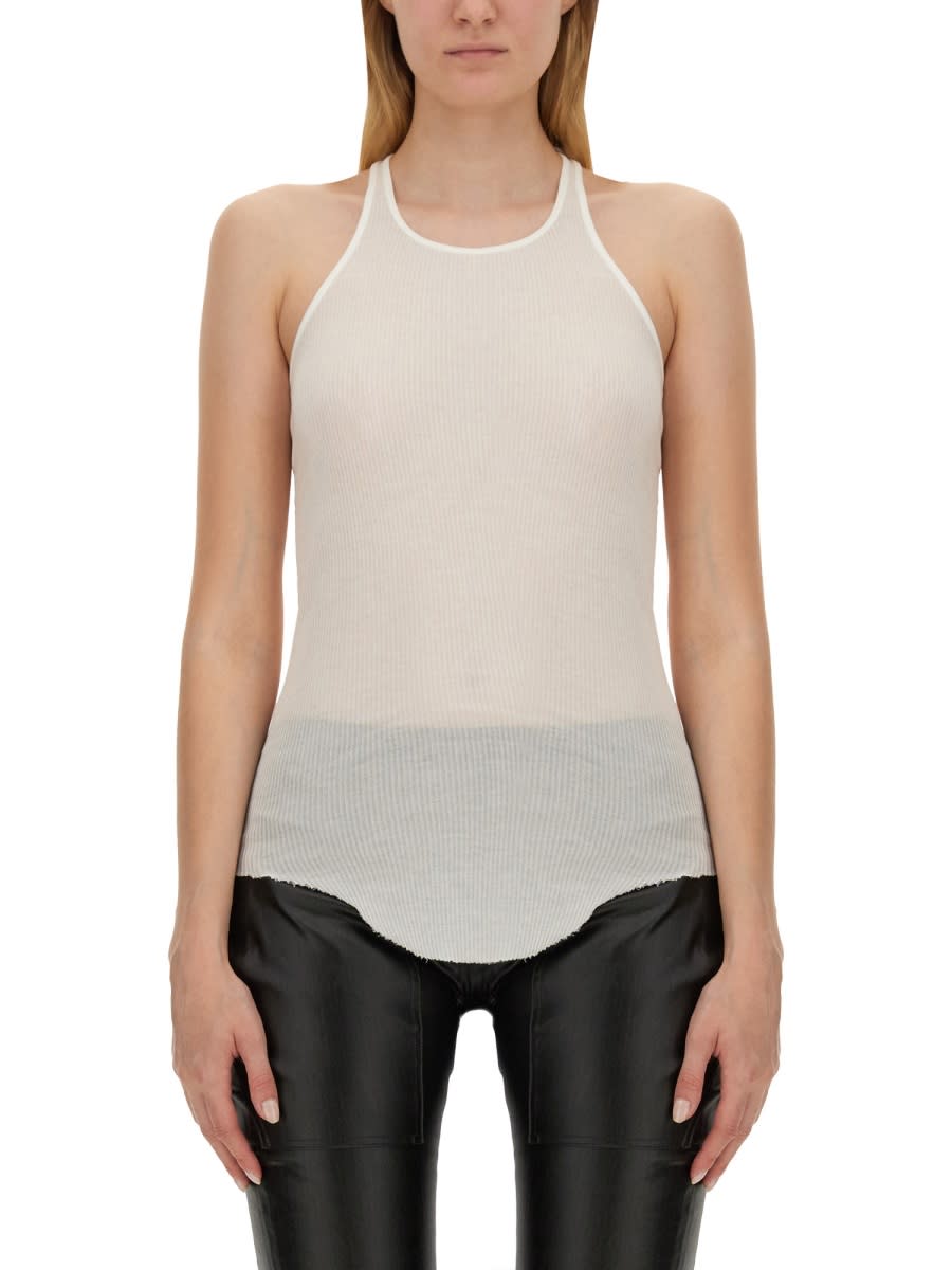 Shop Rick Owens Tank Top In White