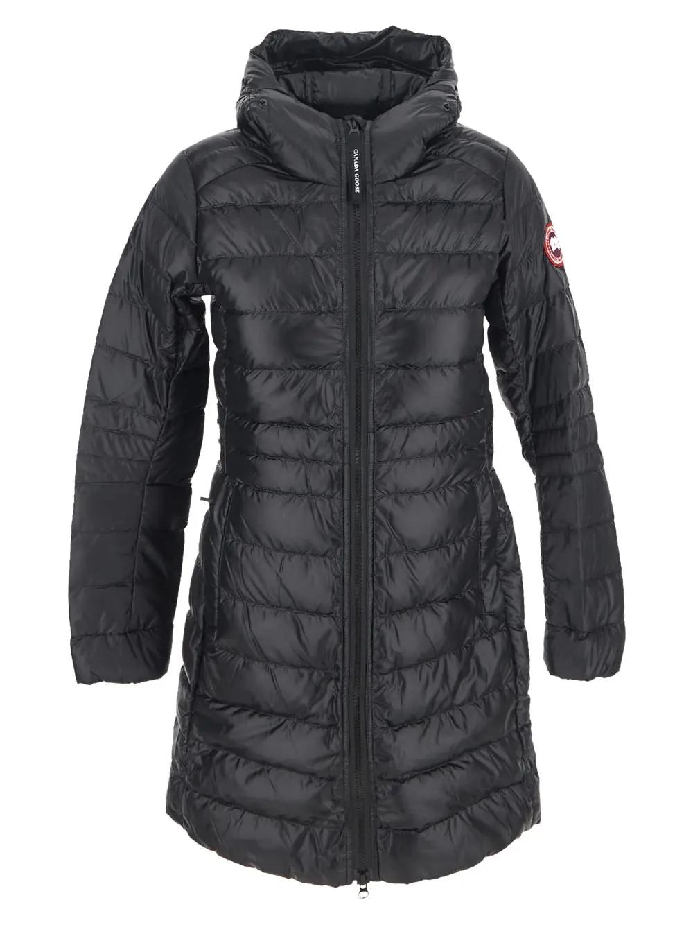 Shop Canada Goose Cypress Hooded Jacket In Black