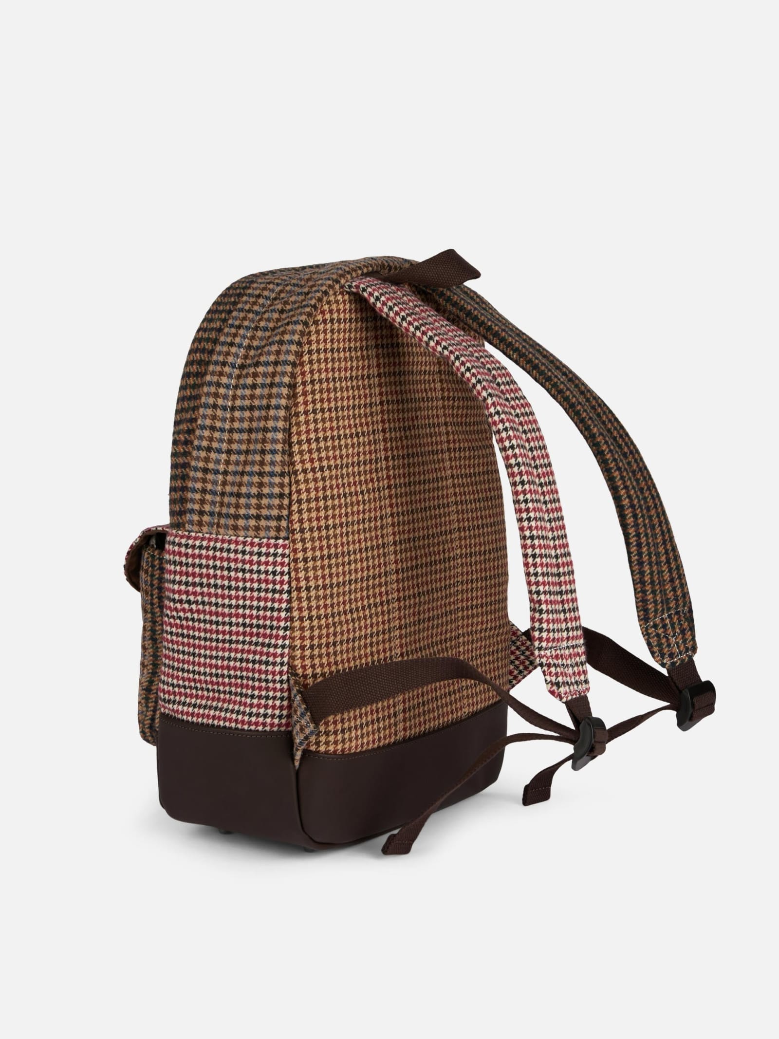 MC2 SAINT BARTH BACKPACK WITH PIED DE POULE PRINT 