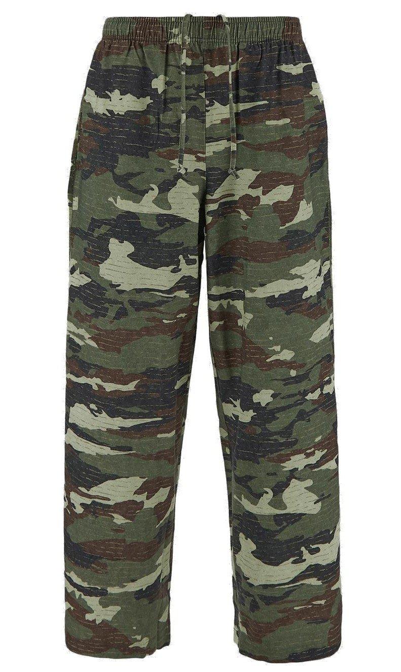 Camouflage Patterned Relaxed-fit Pants