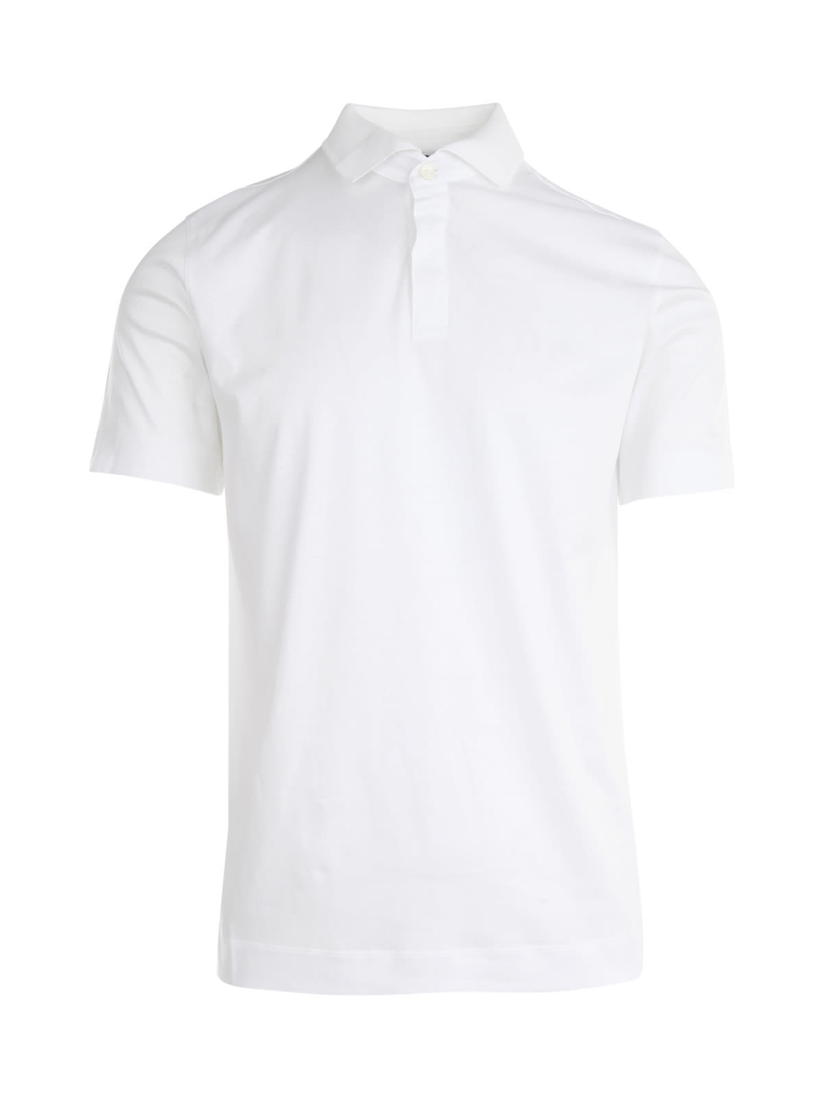 Z Zegna Super Fine Cotton Interlock Short Sleeves Polo