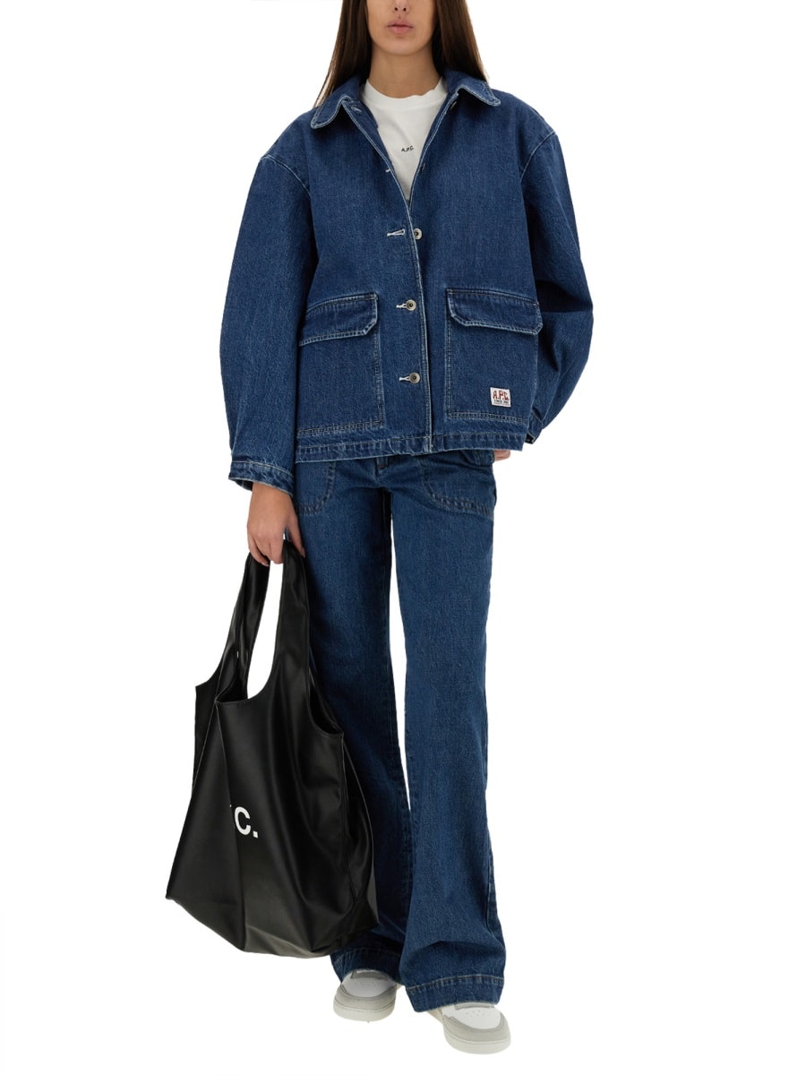 Shop Apc Alys Jacket In Blue