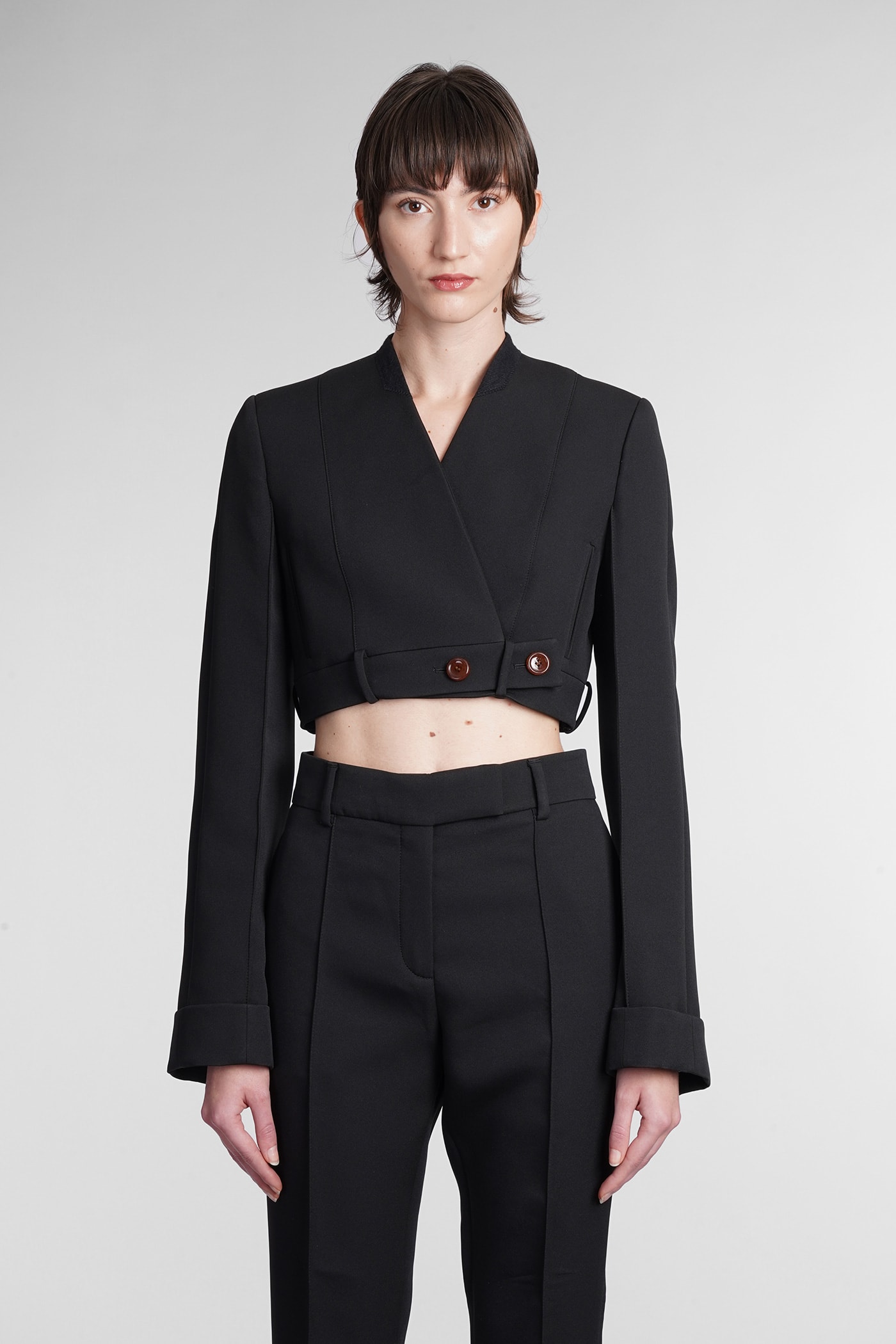 Acne Studios Jacket In Black Polyester