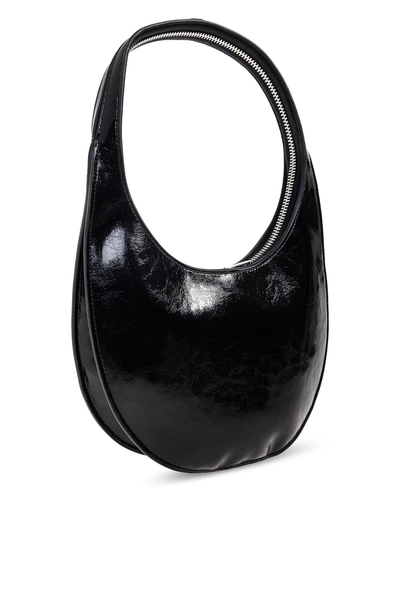 Coperni Round Handle Tote Bag In Black