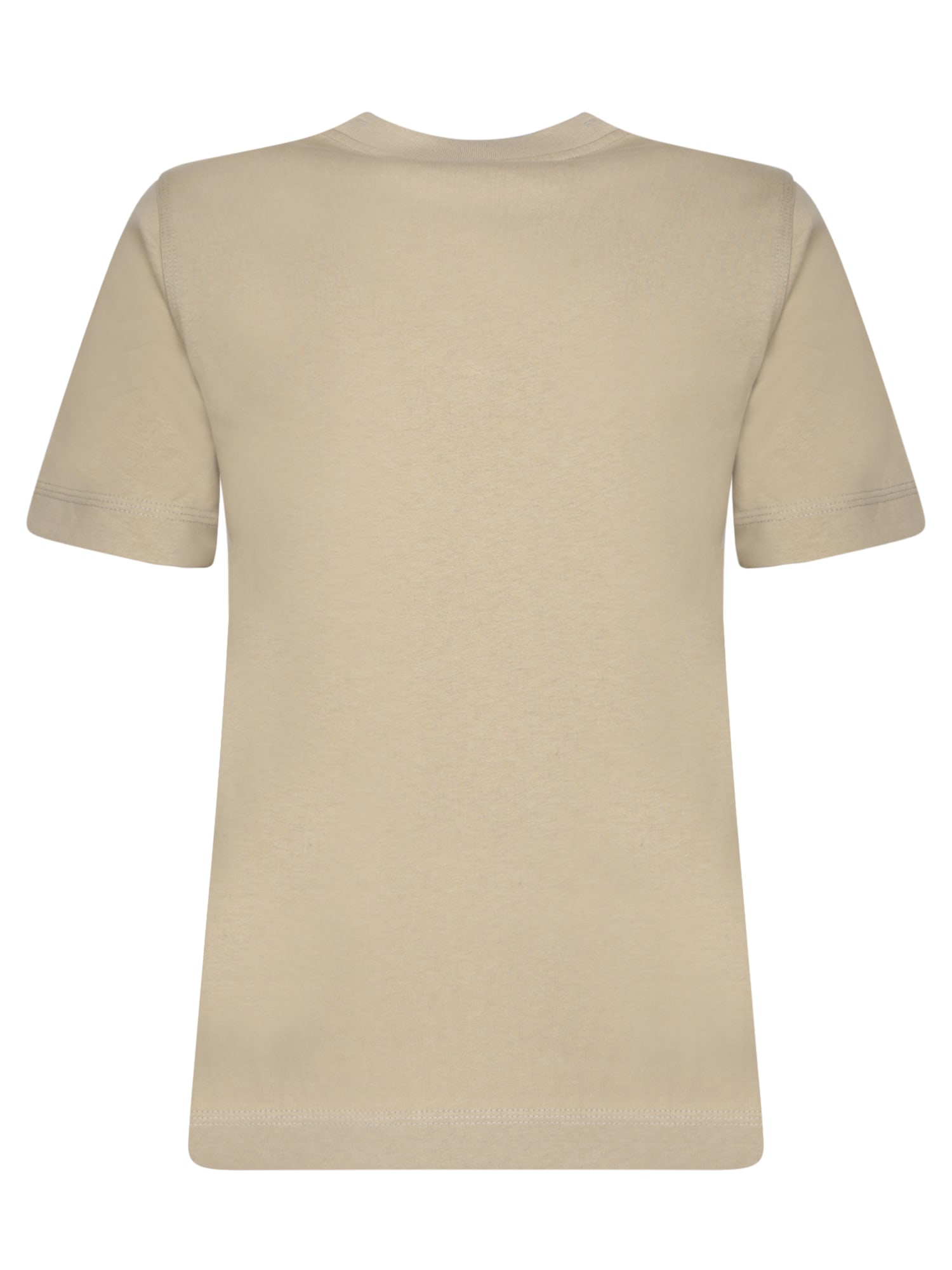 Shop Burberry Ochre Beige Knight Jersey T-shirt