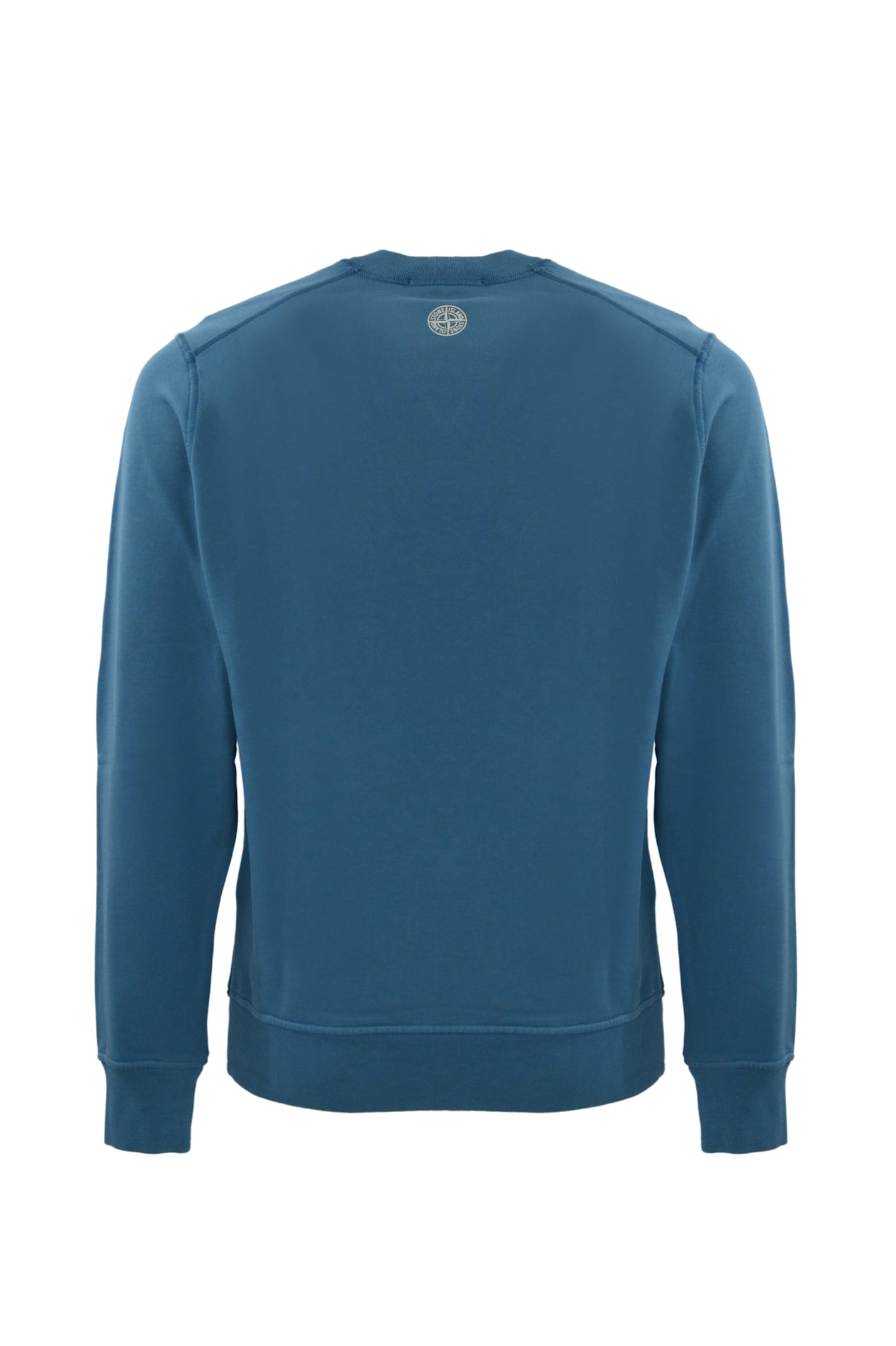 Shop Stone Island Crewneck Sweatshirt 66182 In Dark Blue