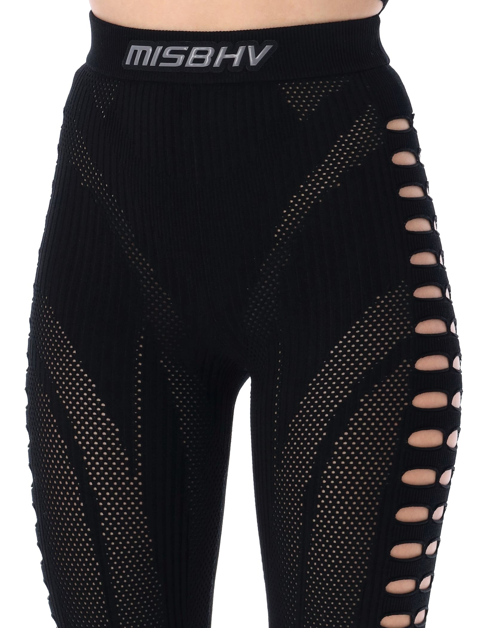 Shop Misbhv Future Sports Mesh Trousers In Black