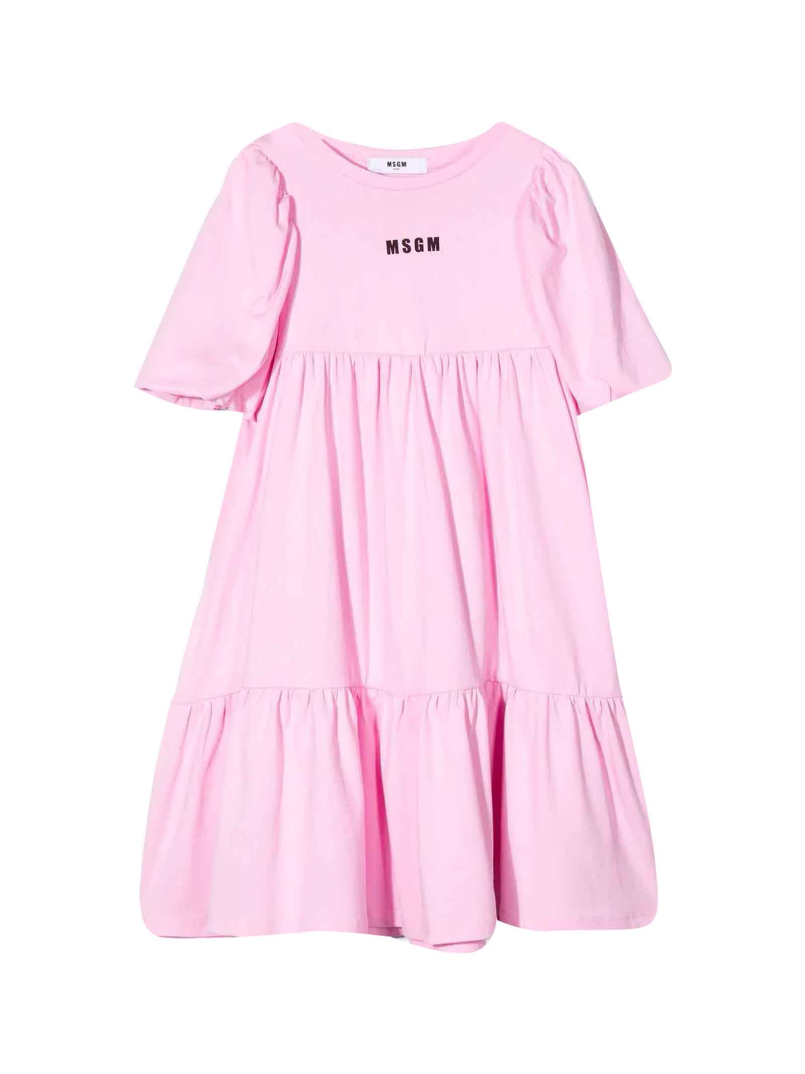 MSGM Pink Girl Dress