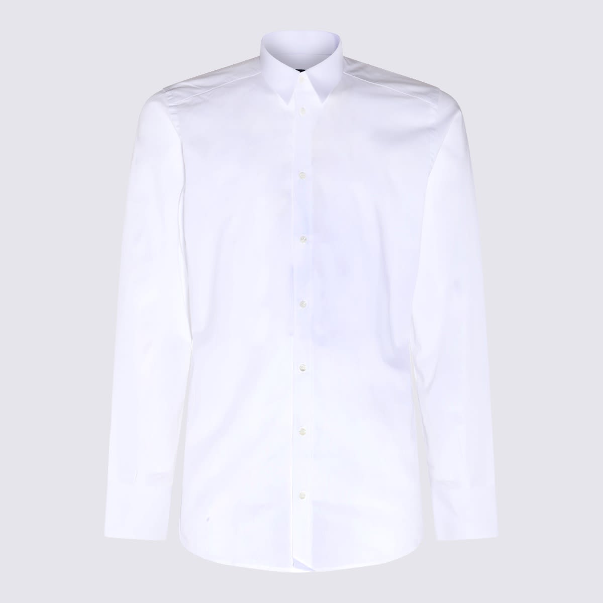 Dolce & Gabbana White Cotton Blend Shirt