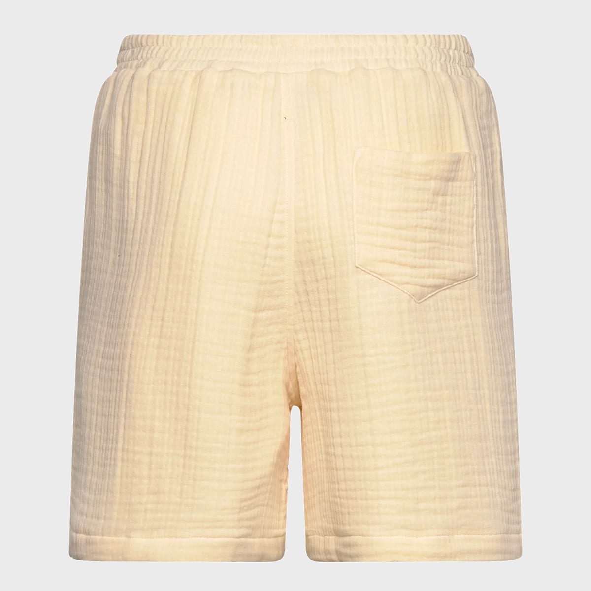Shop Daily Paper Yellow Cotton Shorts In Icing Yellow