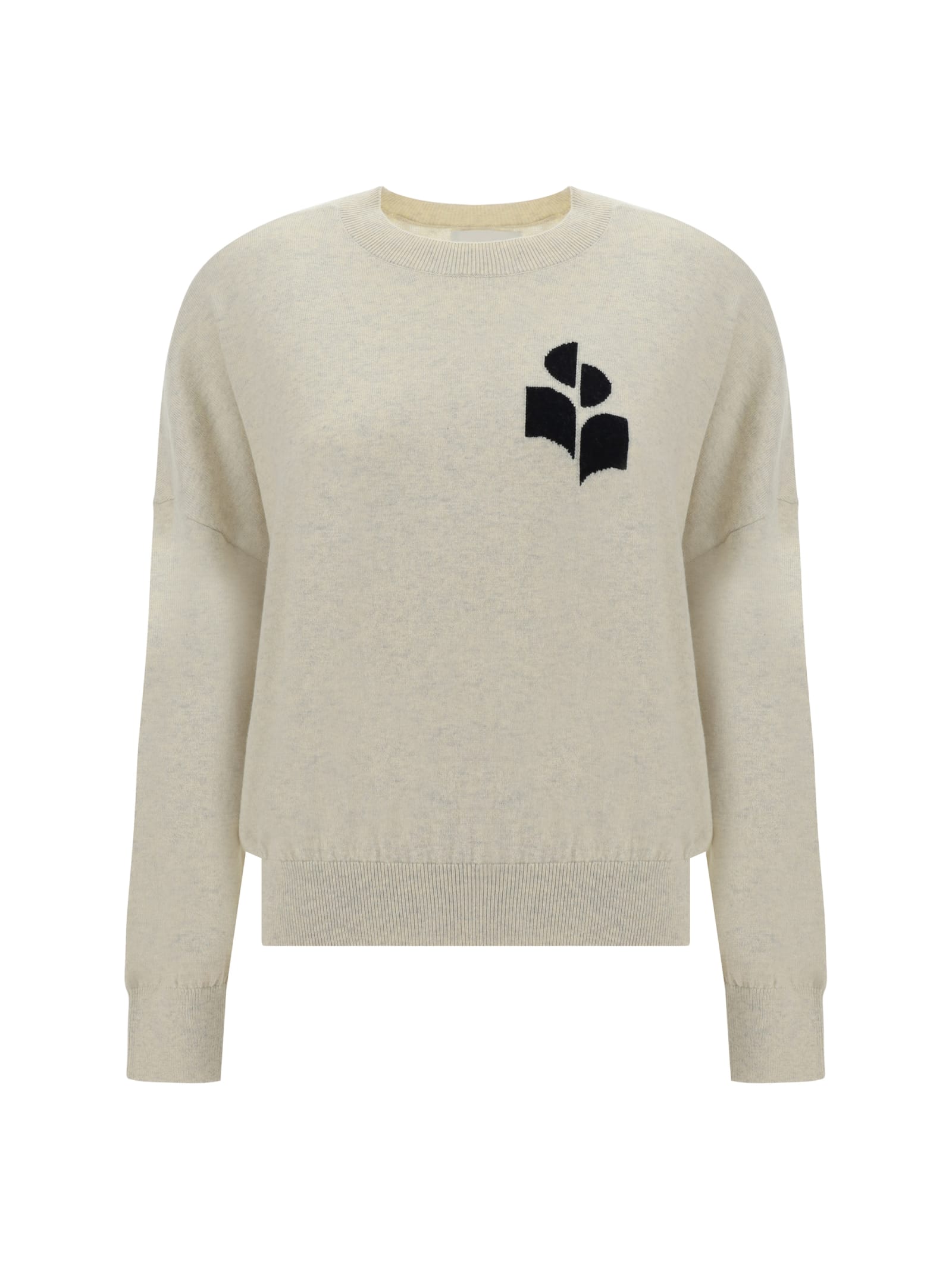 Shop Marant Etoile Marisans Sweater In Light Grey