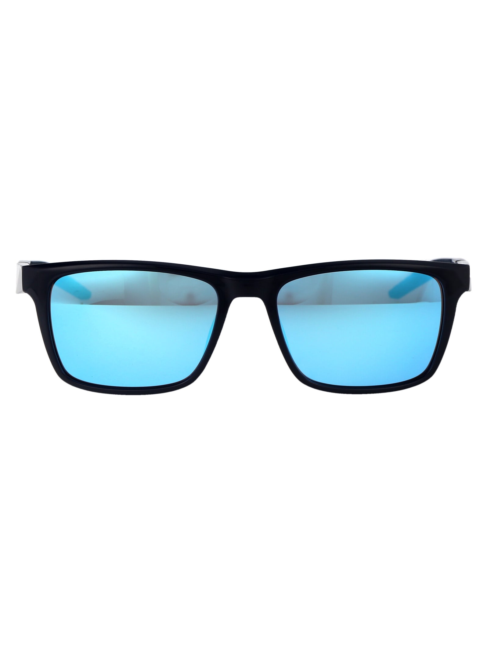 Nike Blue Mirror Navy Acetate Sunglasses In Blue