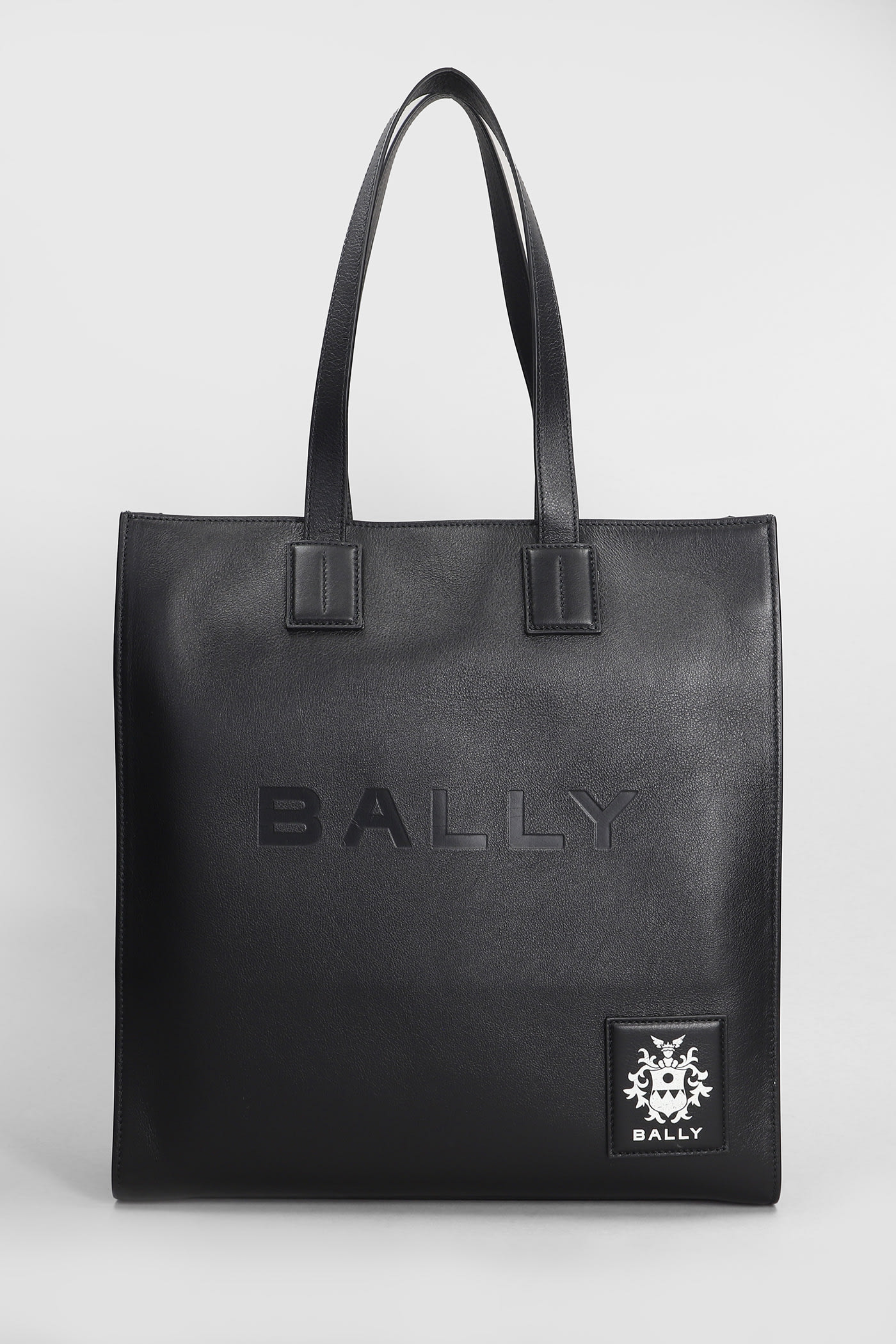 Shop Bally Akelei Tote Tote In Black Leather