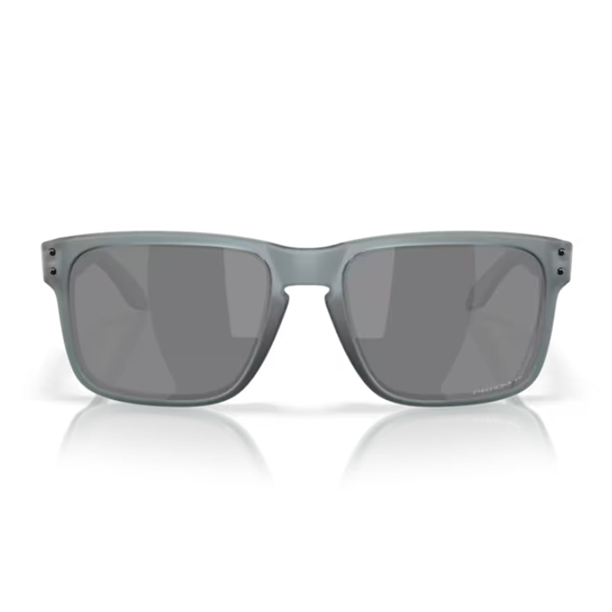 Oakley Oo9102 Holbrook 9102z4 Nero Cristallo Opaco Polarizzato Sunglasses In Gray