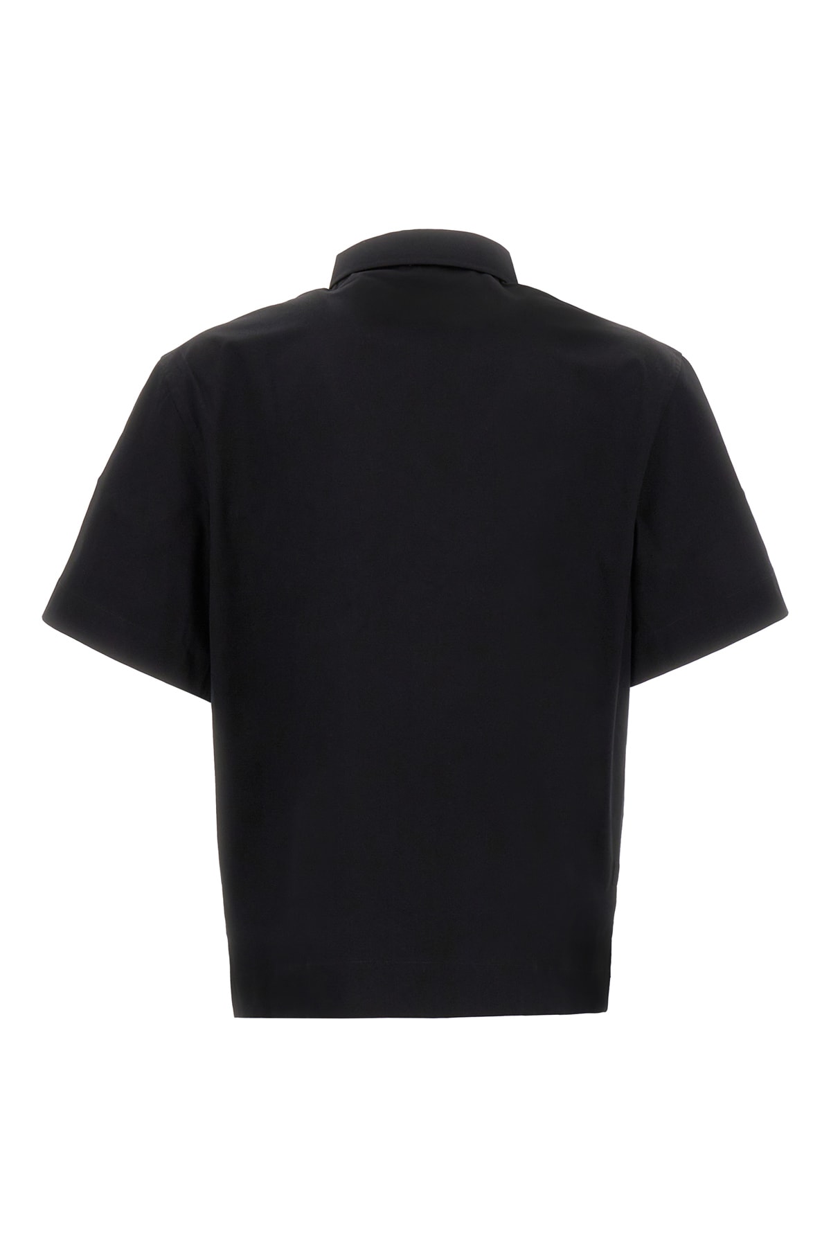 Shop Givenchy Black Stretch Poplin Shirt In 001