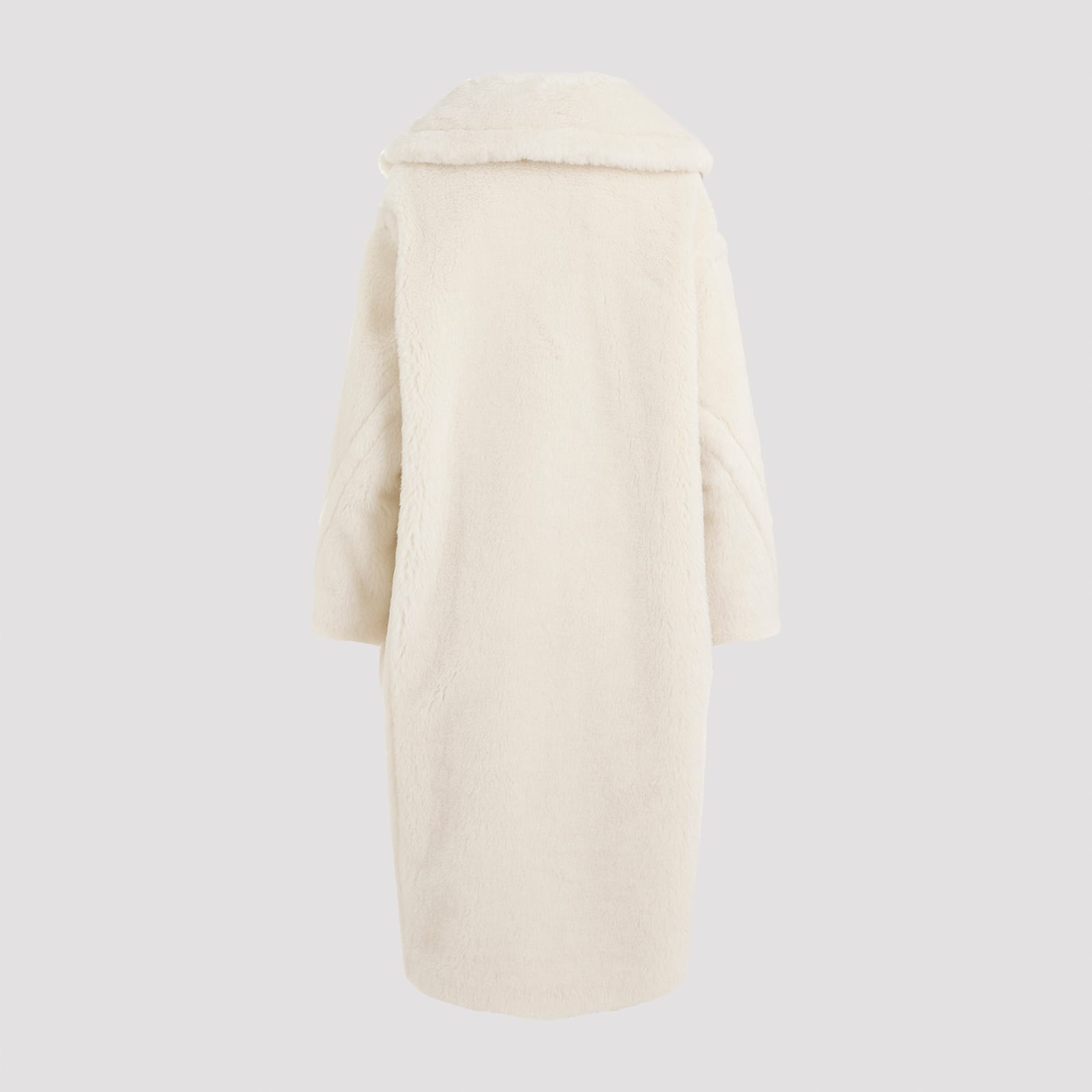 Shop Max Mara Tedgirl Coat In Bianco