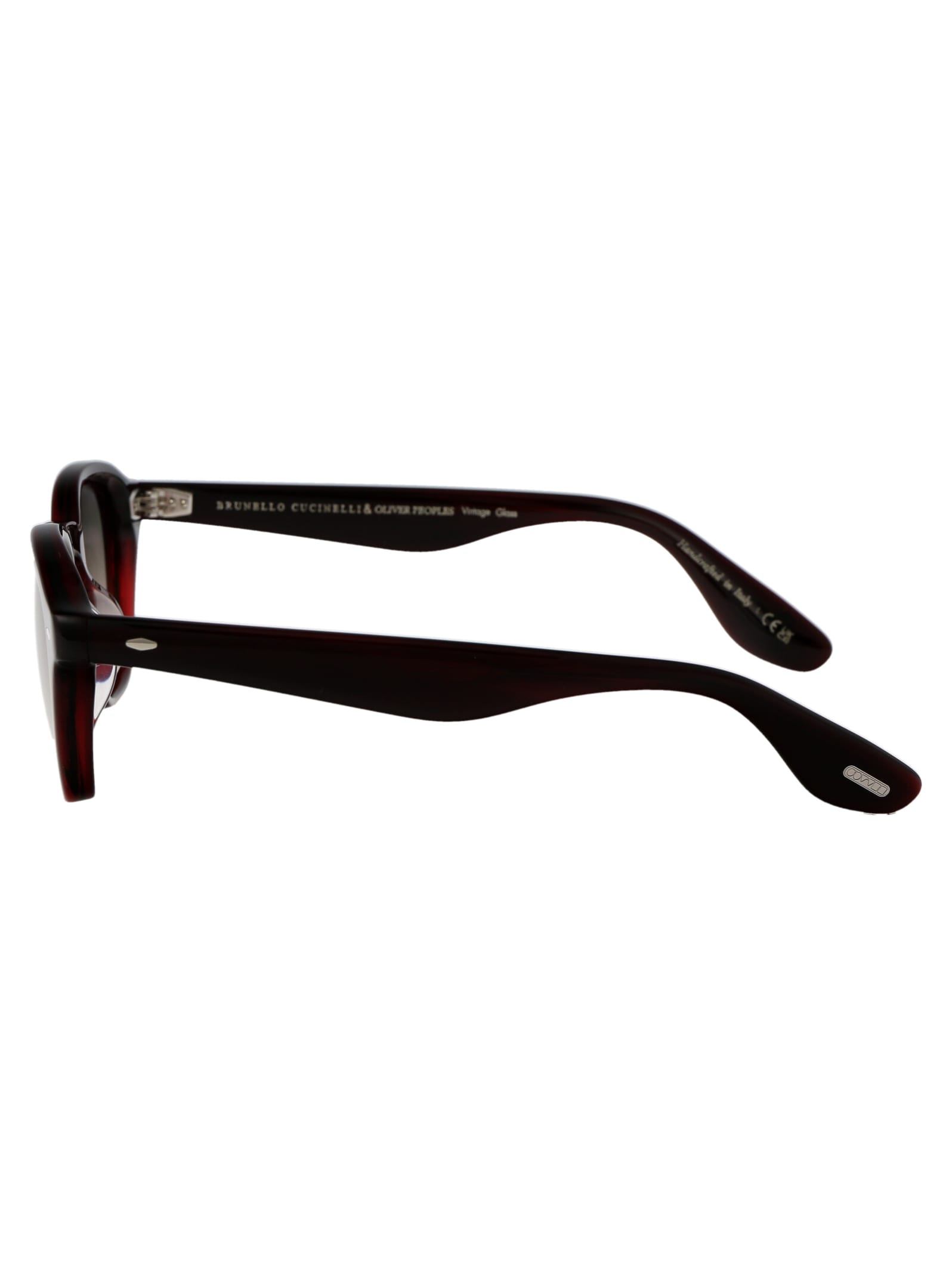Shop Oliver Peoples Peppe Sunglasses In 167532 Bordeaux Bark