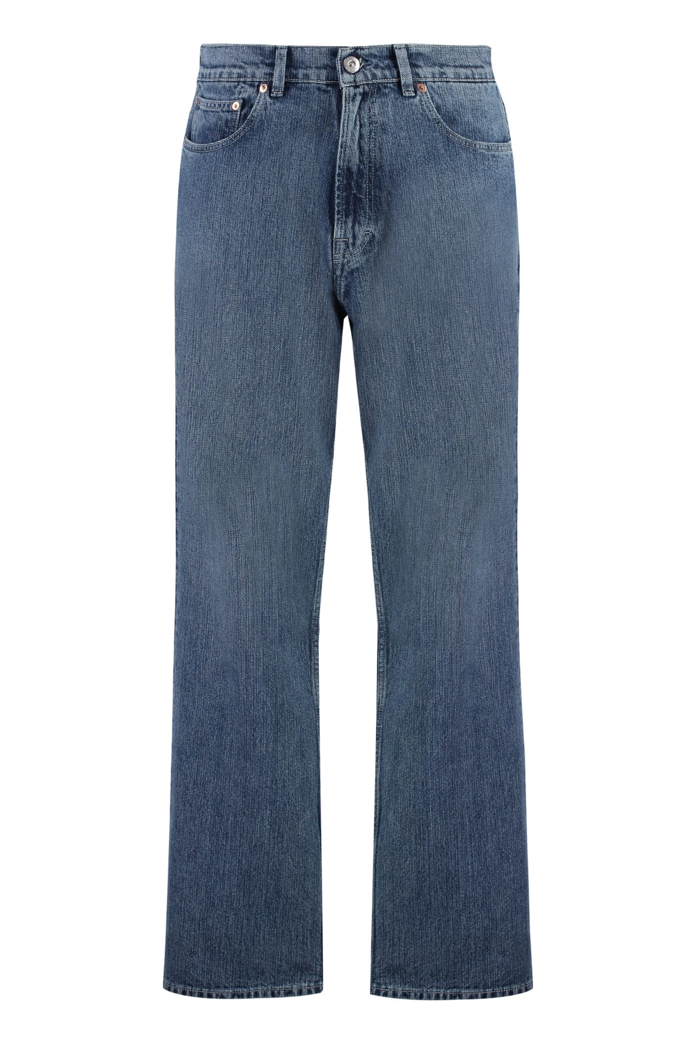 OUR LEGACY 5-POCKET STRAIGHT-LEG JEANS