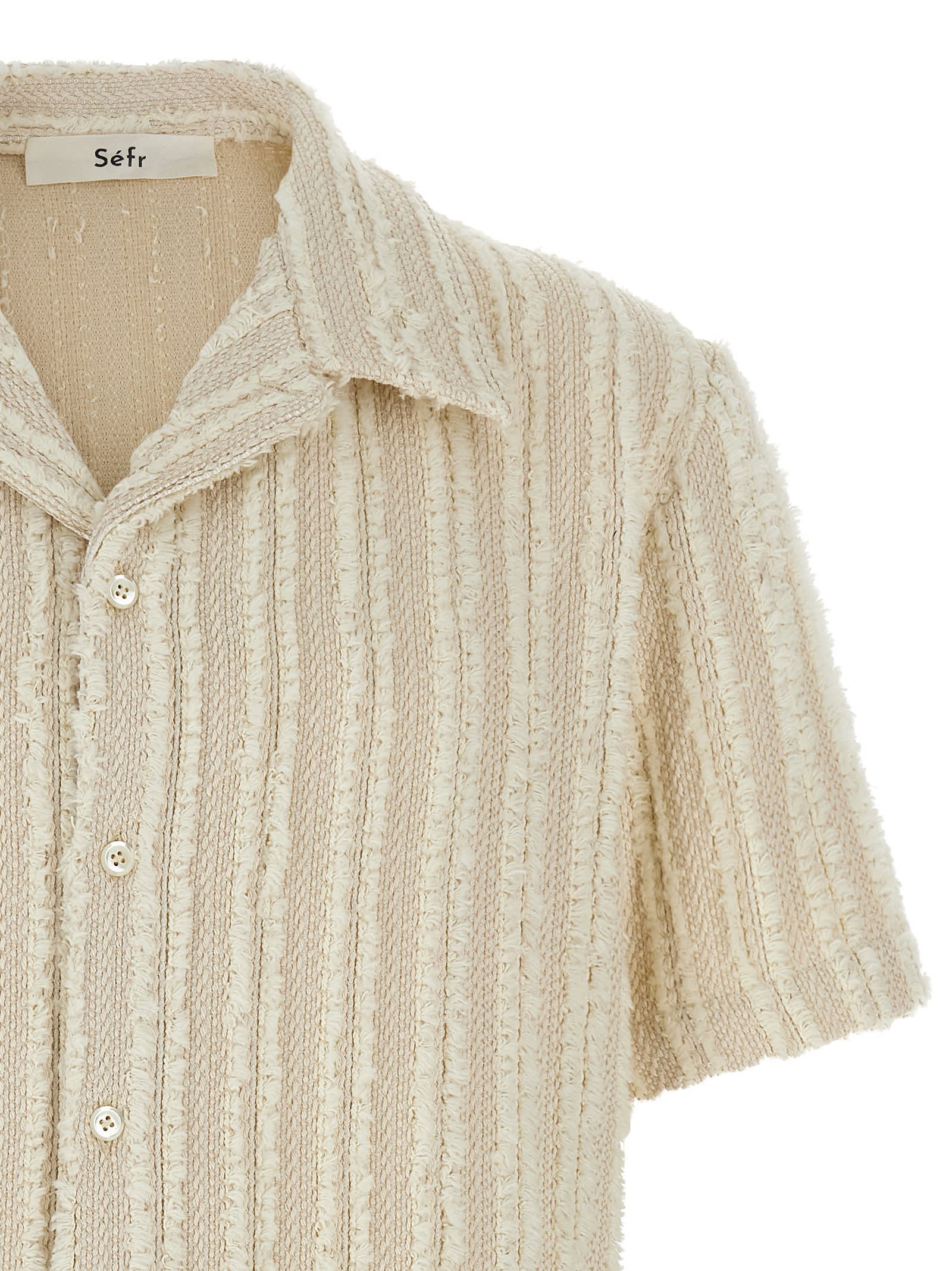 Séfr Beige Noam Shirt In Beige