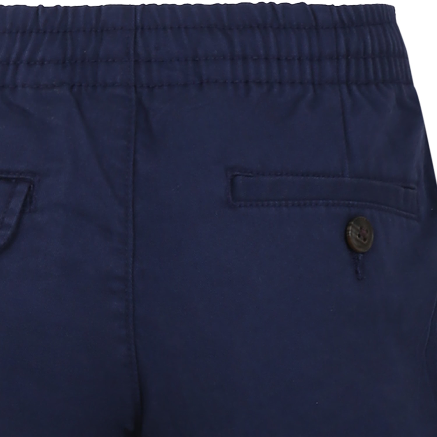 Polo Ralph Lauren Blue Shorts For Boy With Pony In Blue