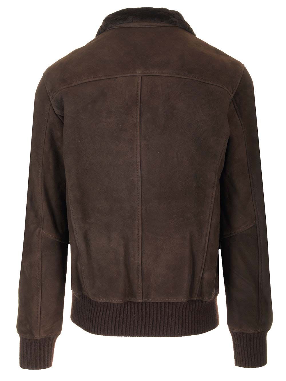 GIORGIO BRATO BOMBER JACKET IN SHEARLING 