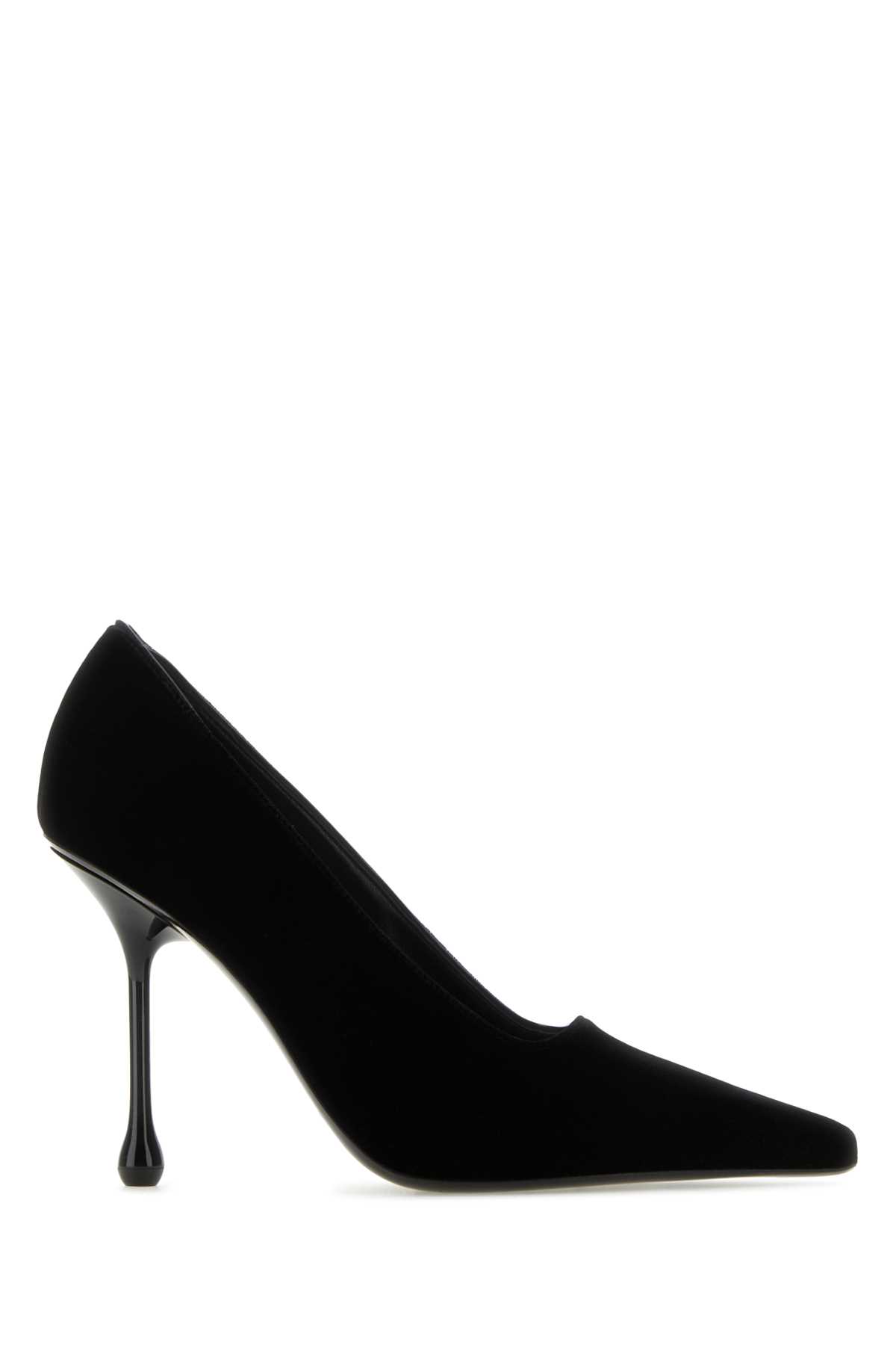 Jimmy Choo Black Velvet Ixia 95 Pumps