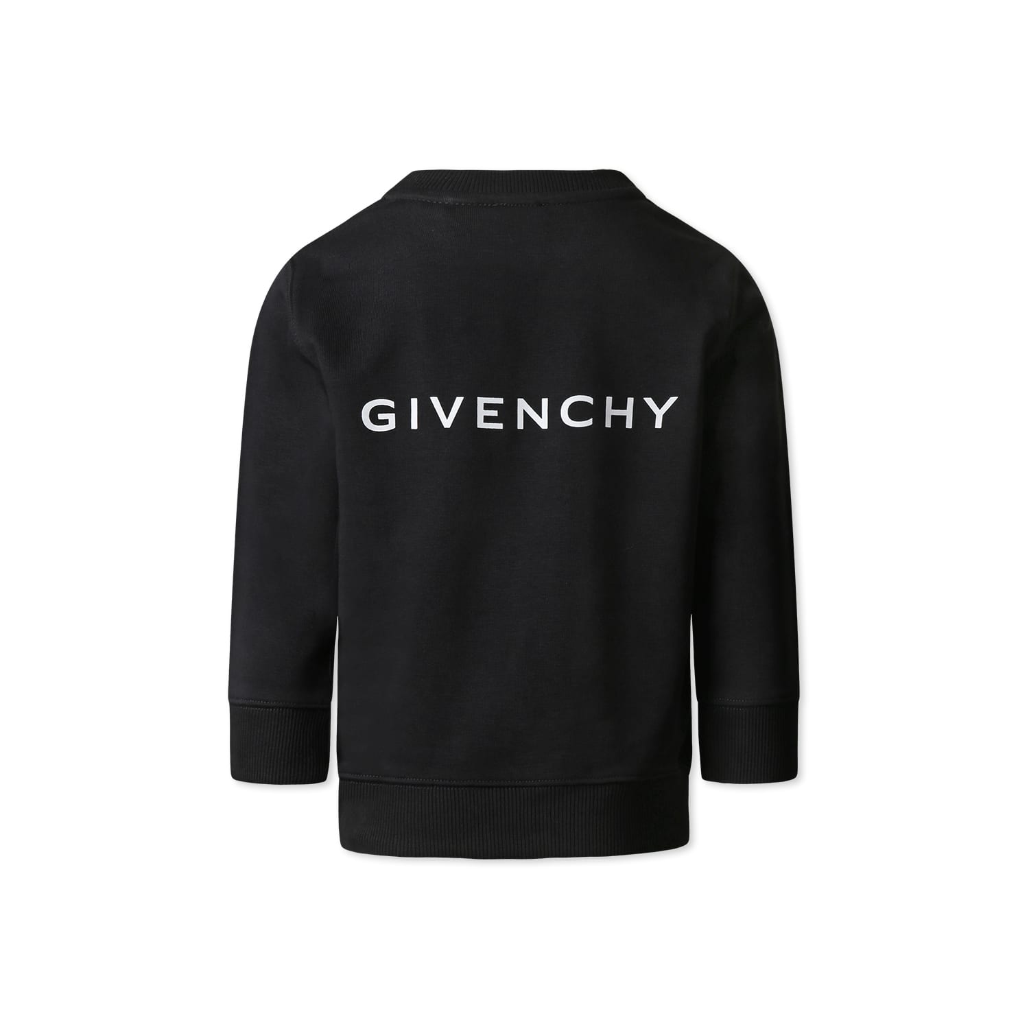 Givenchy Black Sweatshirt For Boy With 4g Motif In Black