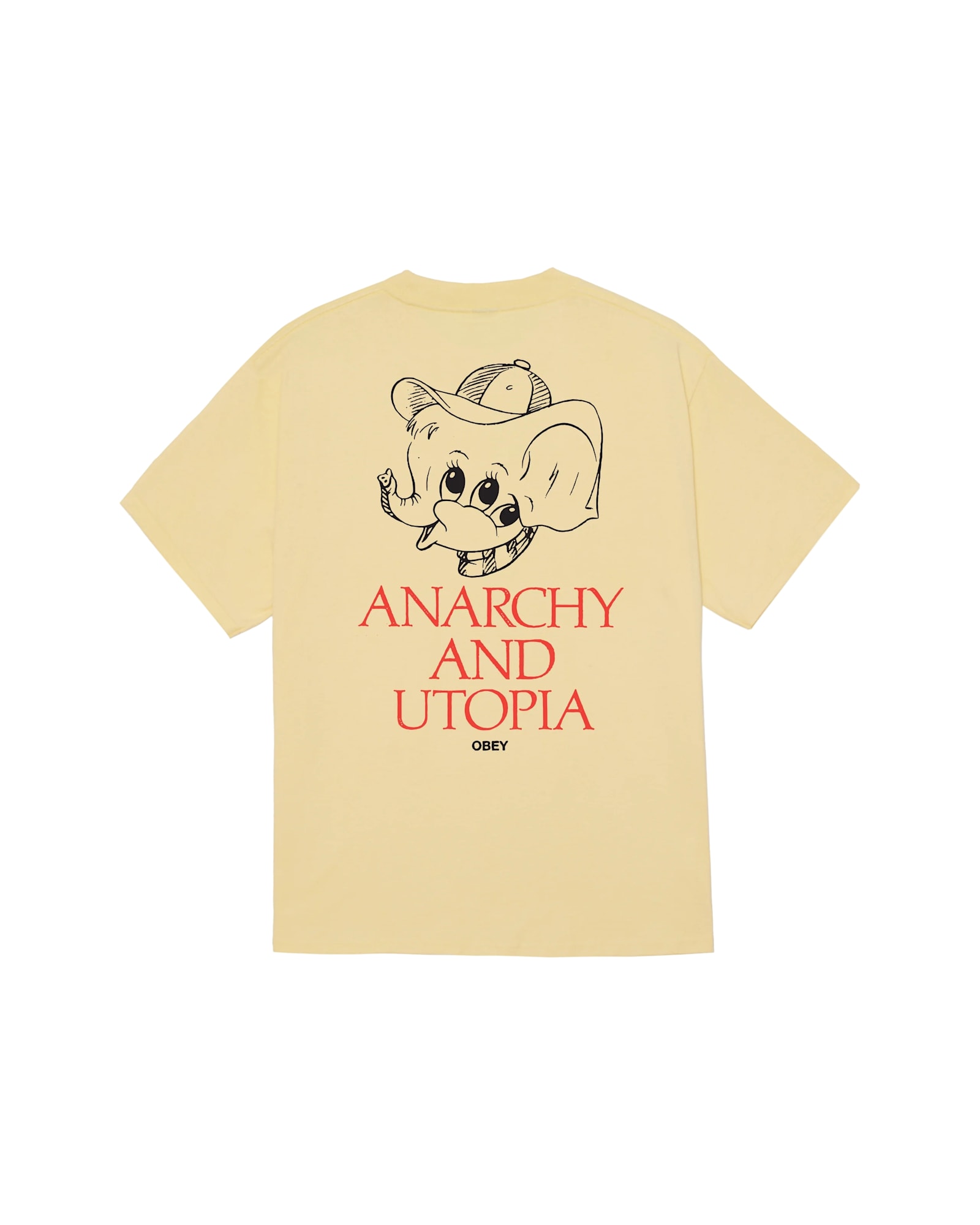 Obey Anarchy & Utopia Tee In Multi