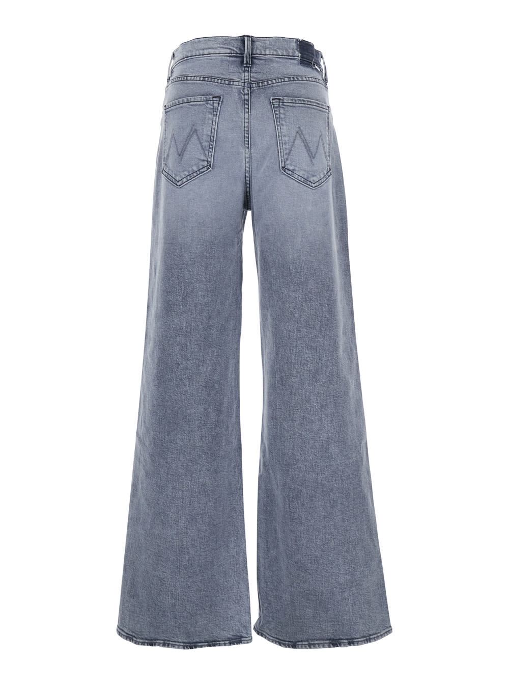 the Ditcher Roller Sneak Grey Jeans With Logo Embroidery On The Rear And Logo Patch On The Rear In Denim Woman
