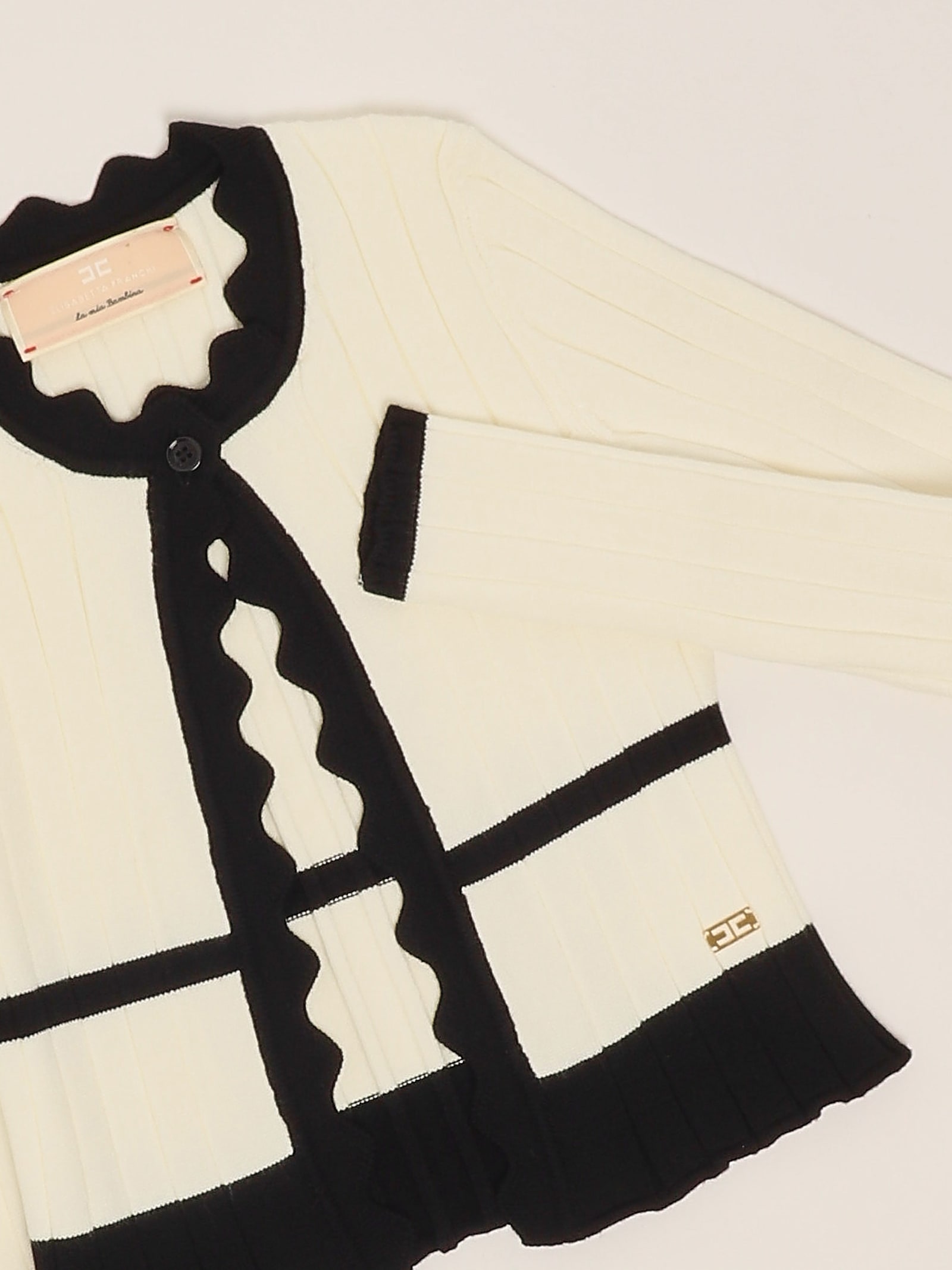 Elisabetta Franchi Cardigan Tricot Cardigan In White