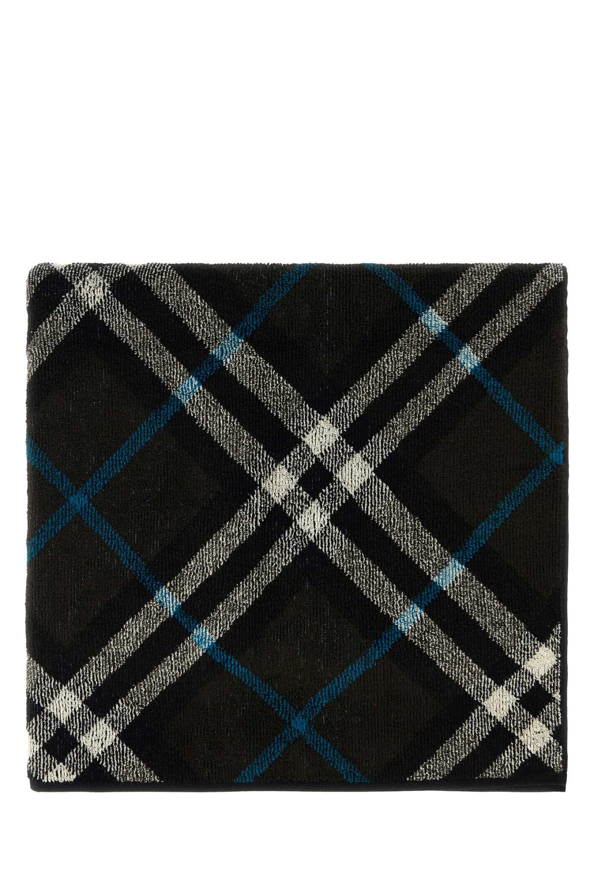 Shop Burberry Printed Terry Fabric Towel In Snug