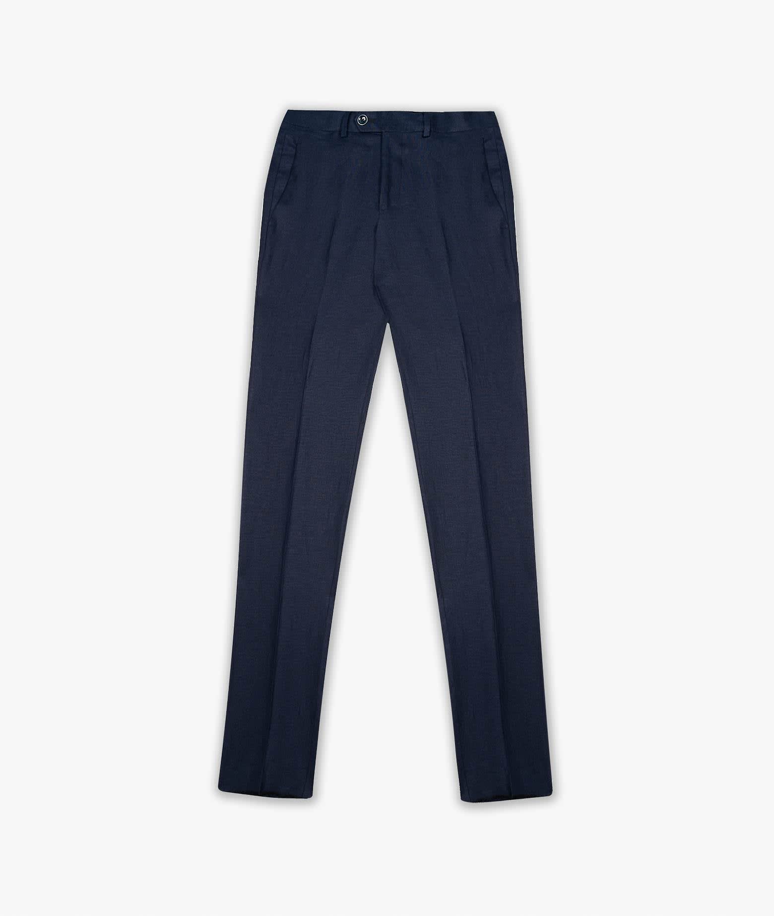 Shop Larusmiani Trousers Portofino Pants In Blue