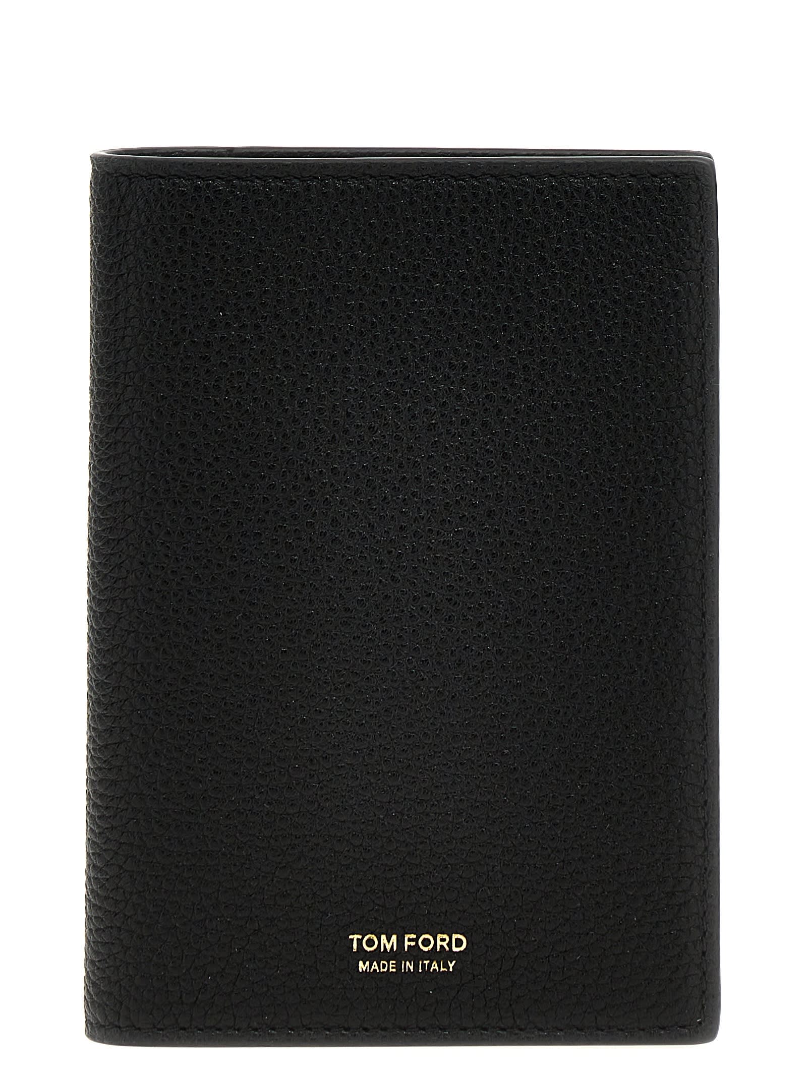 TOM FORD LOGO PASSPORT HOLDER