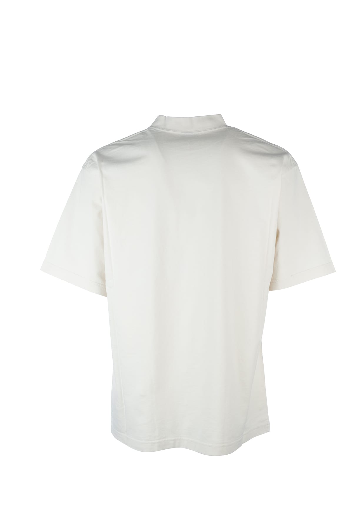 Shop Balenciaga T-shirt In Ecru Ecru