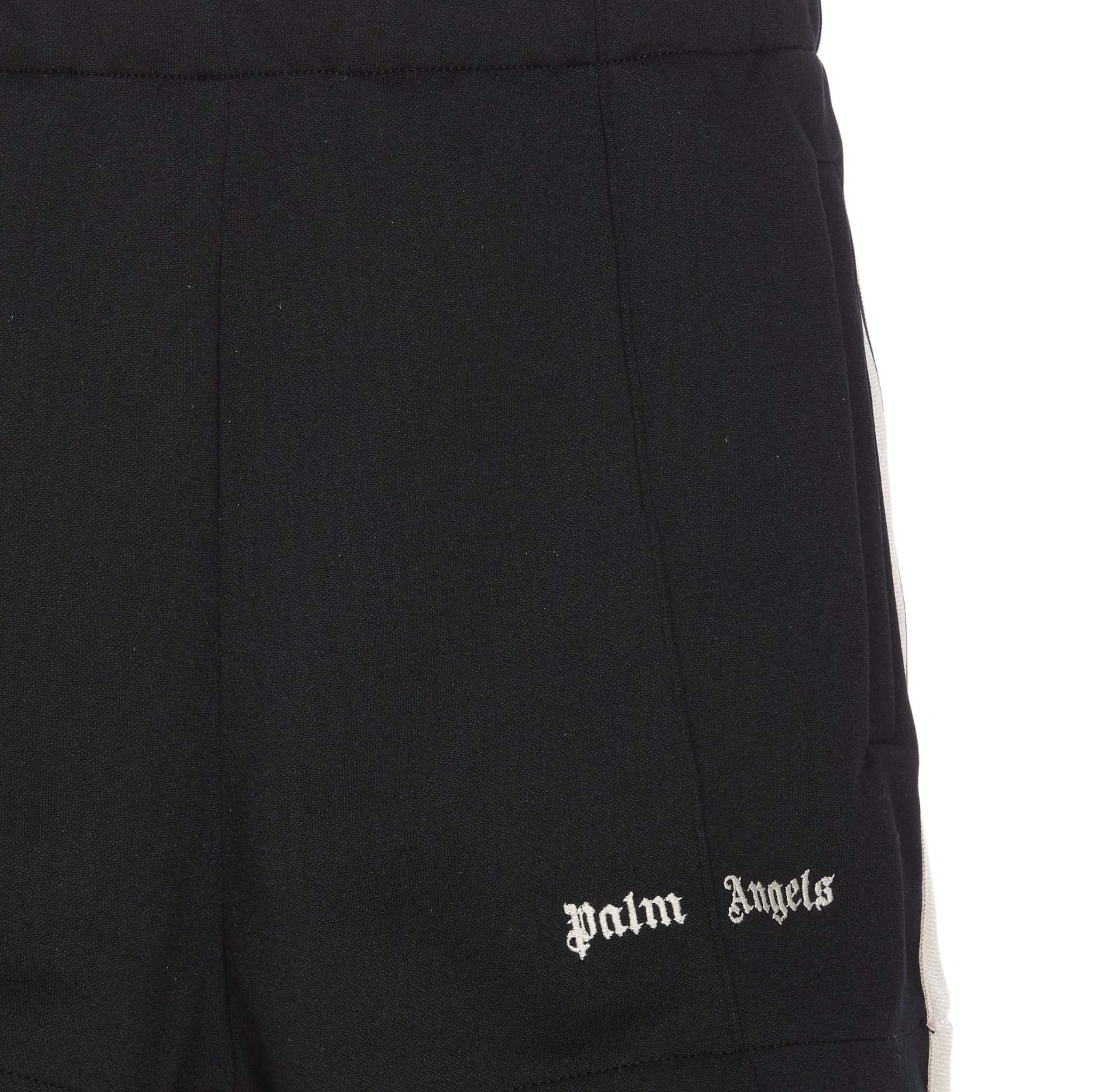 Shop Palm Angels Classic Logo Shorts In Black