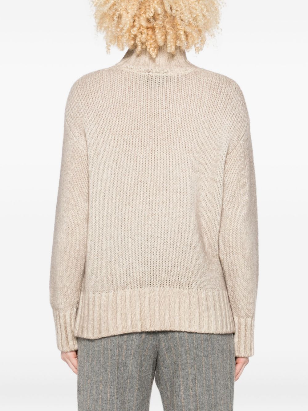 Avant Toi Cashmere Turtle-neck Jumper In Neutral