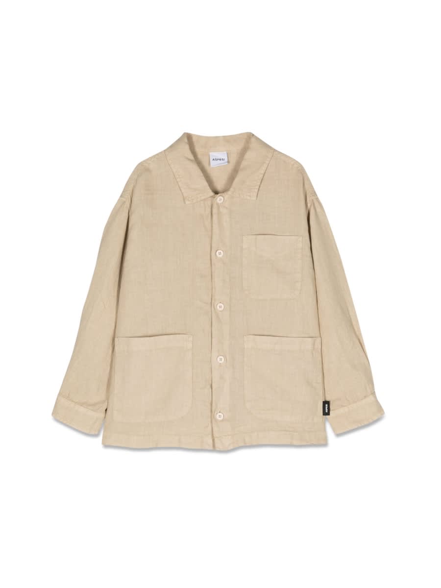 Aspesi Child Jacket: Cotton In Beige
