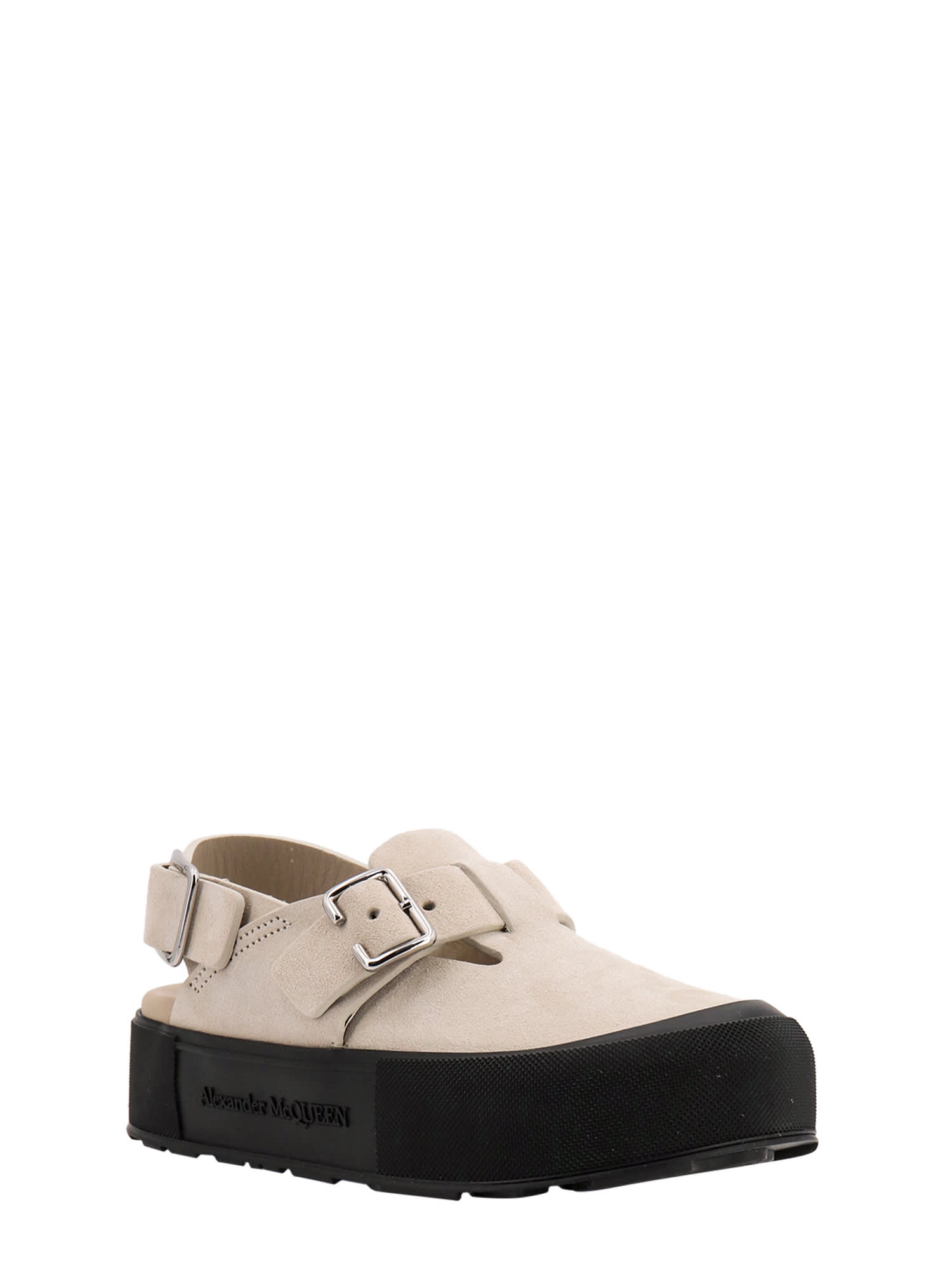 Shop Alexander Mcqueen New Micmac Sandals In White