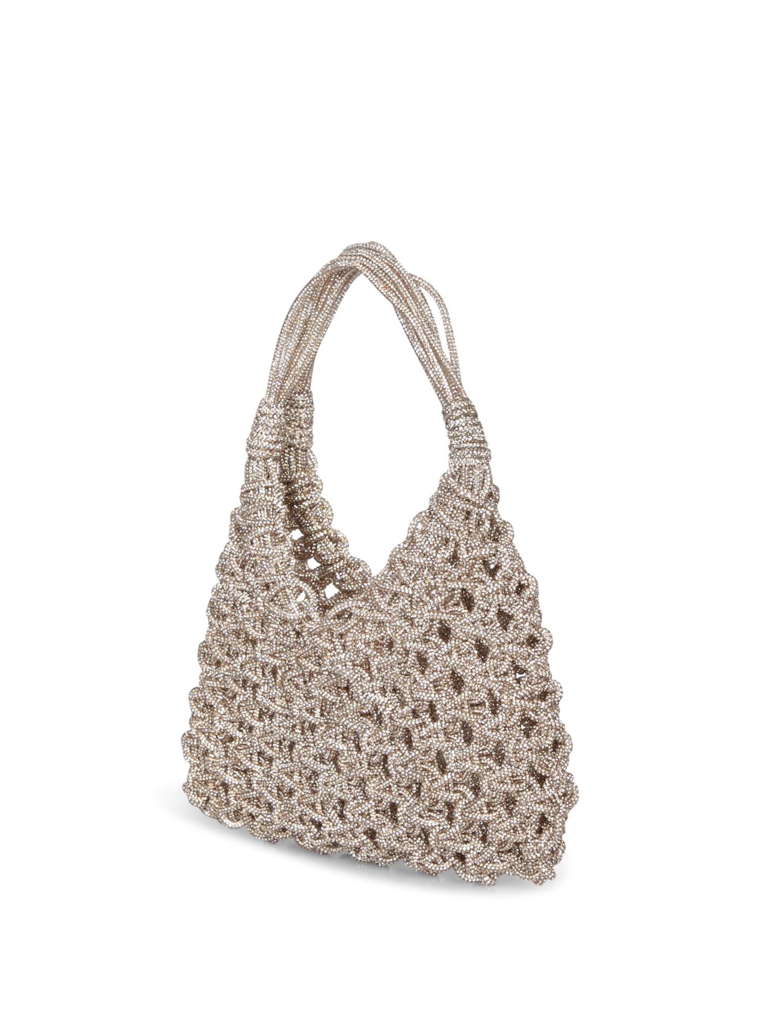 Shop Hibourama Vannifique Metallic Gold Bag