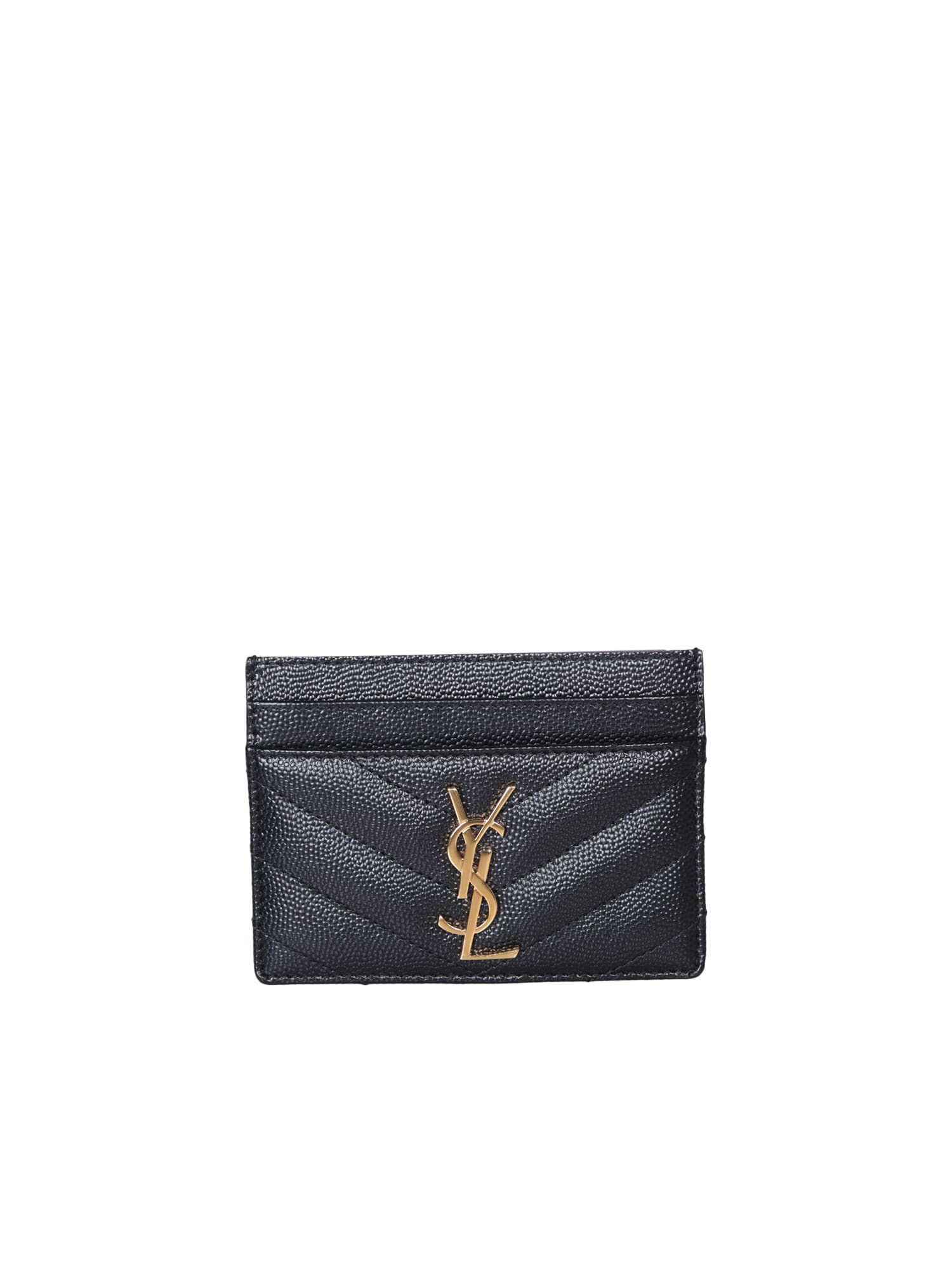 Saint Laurent Cassandre Black Cardholder