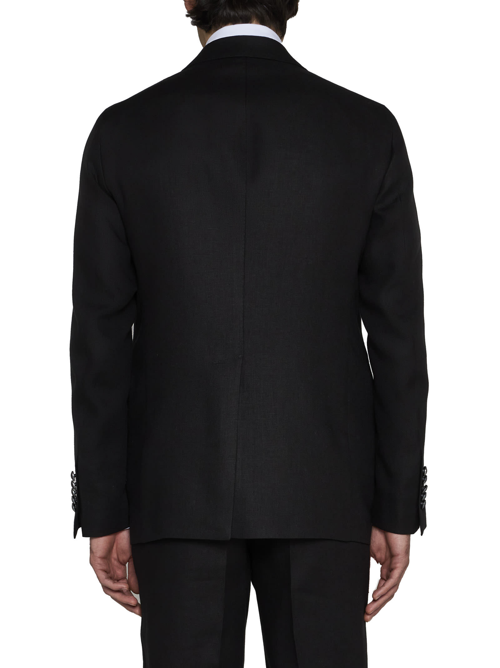 Shop Tagliatore Blazer In Black