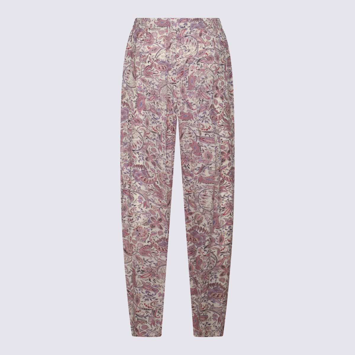 Isabel Marant Étoile Pants Isabel Marant Etoile Woman Color Ecru In Ecru/purple